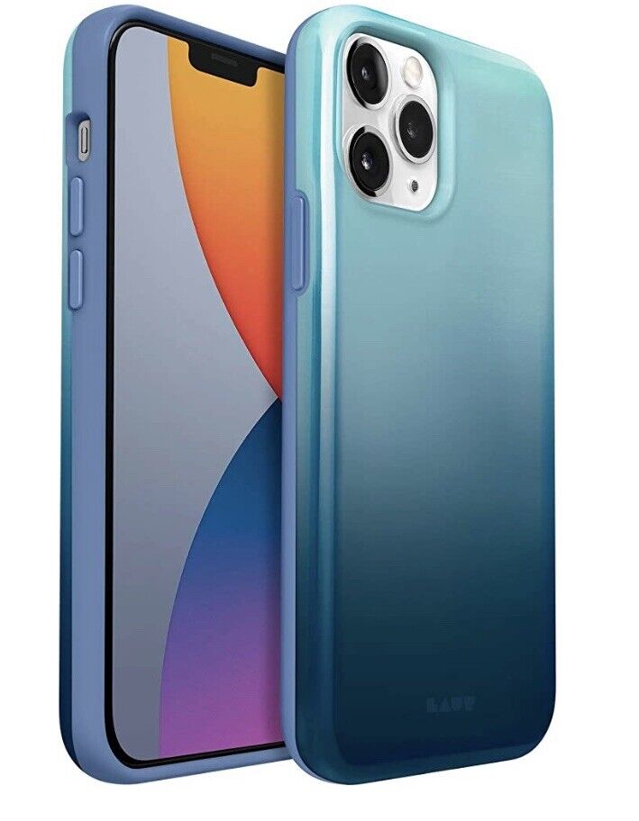 LAUT Huex Fades Phone Case iPhone 12 Pro Max Electric Blue New 13ft Drop Tested