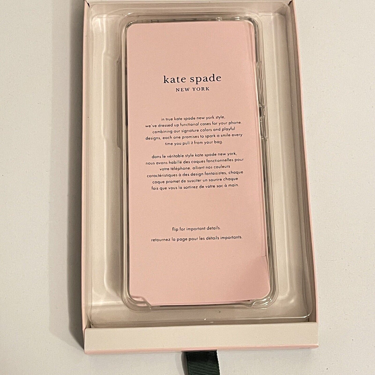 Kate Spade Phone Case Samsung Galaxy S21 5G Hollyhock Floral OPEN BOX FLAW
