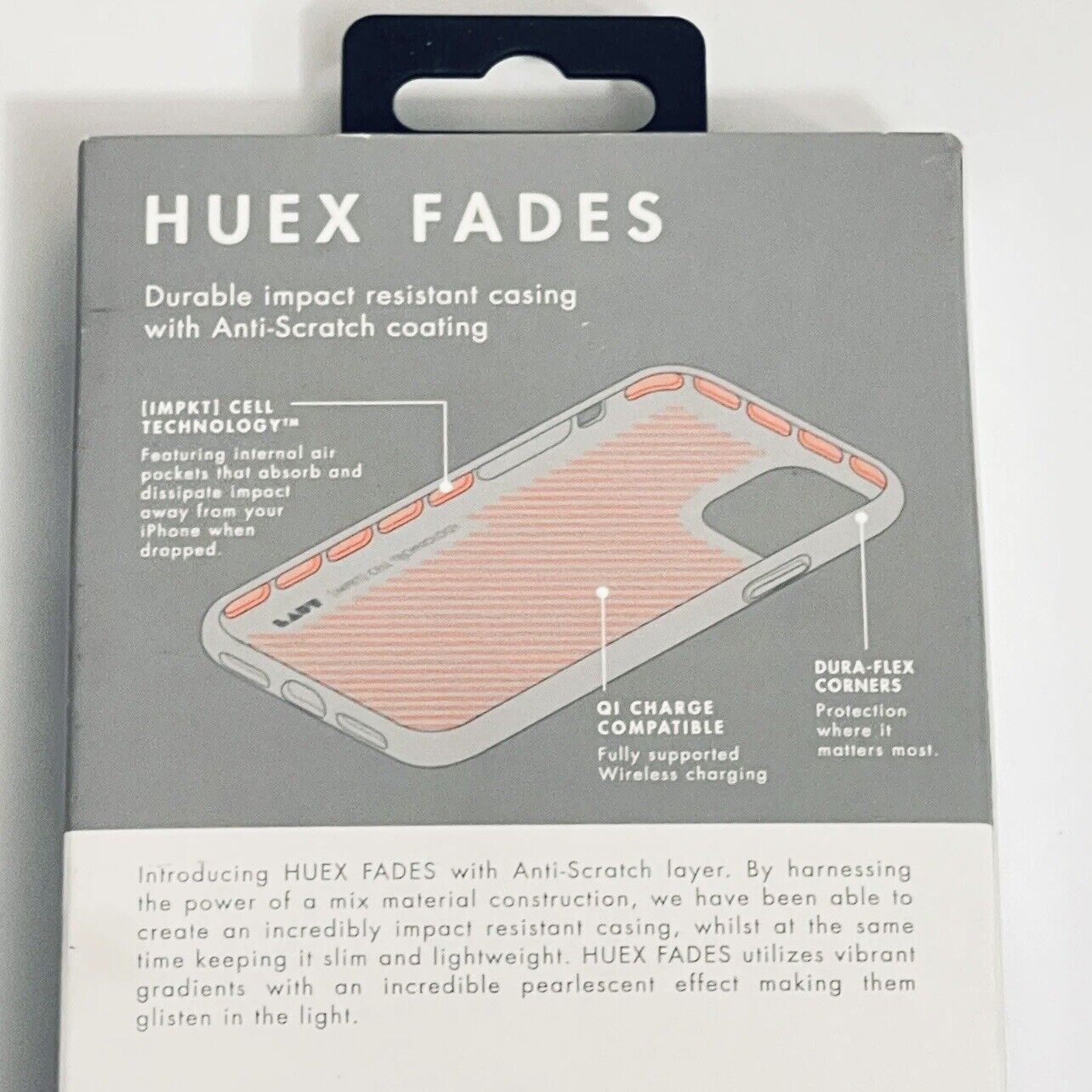 LAUT Huex Fades Phone Case iPhone 12 Pro Max Electric Blue New 13ft Drop Tested