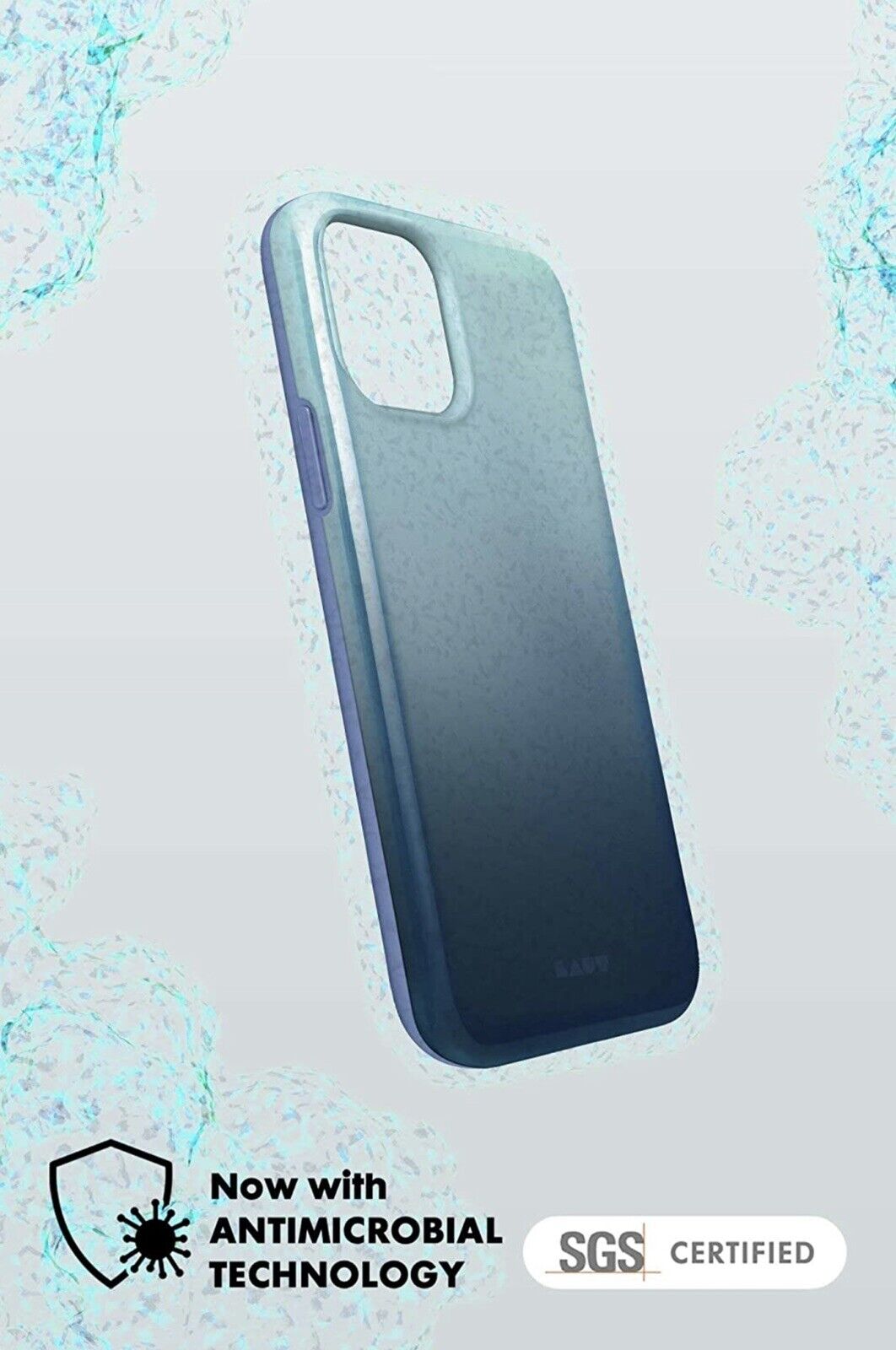 LAUT Huex Fades Phone Case iPhone 12 Pro Max Electric Blue New 13ft Drop Tested