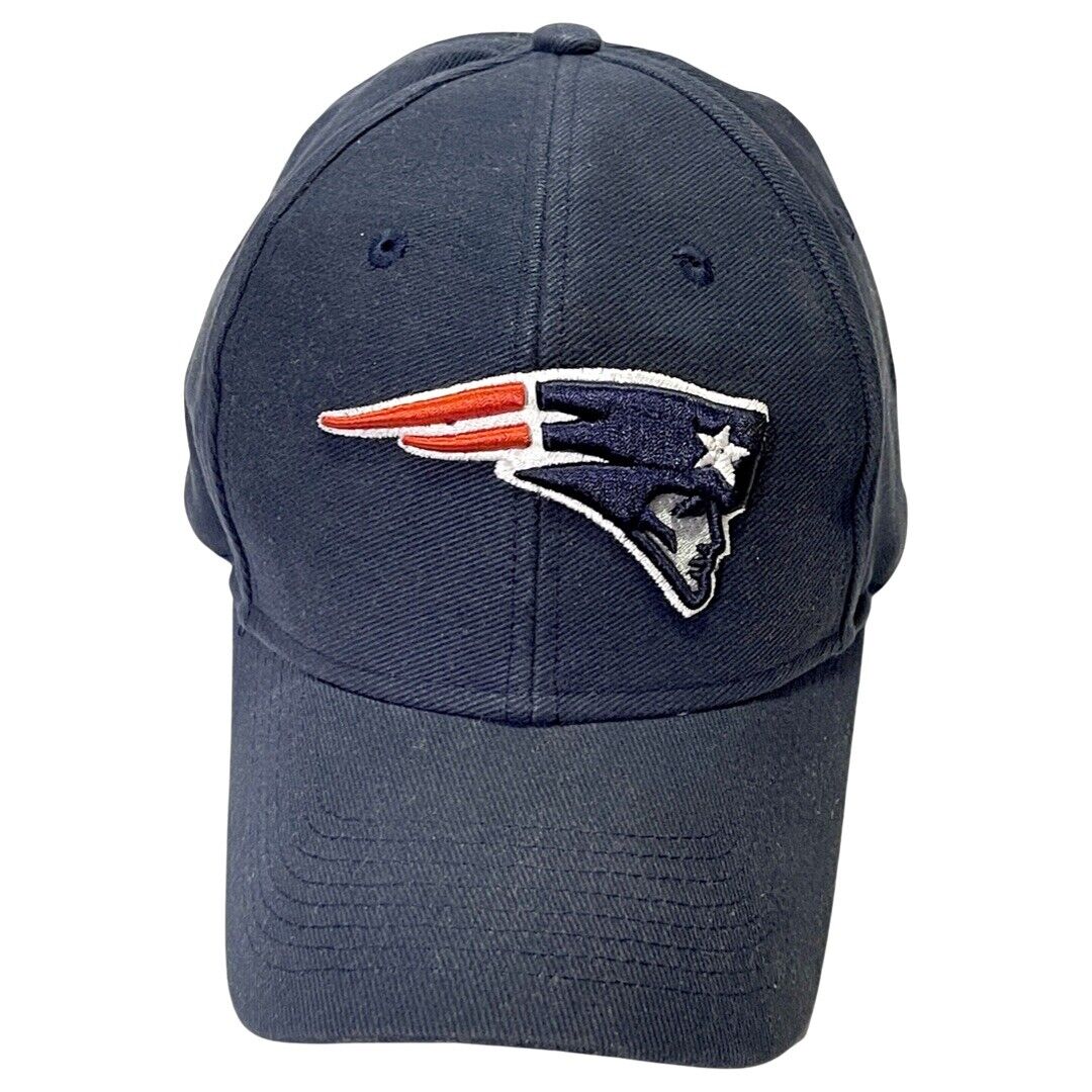 New England Patriots Hat Adjustable Reebok Mens Cap Blue NFL Team 90s Y2K