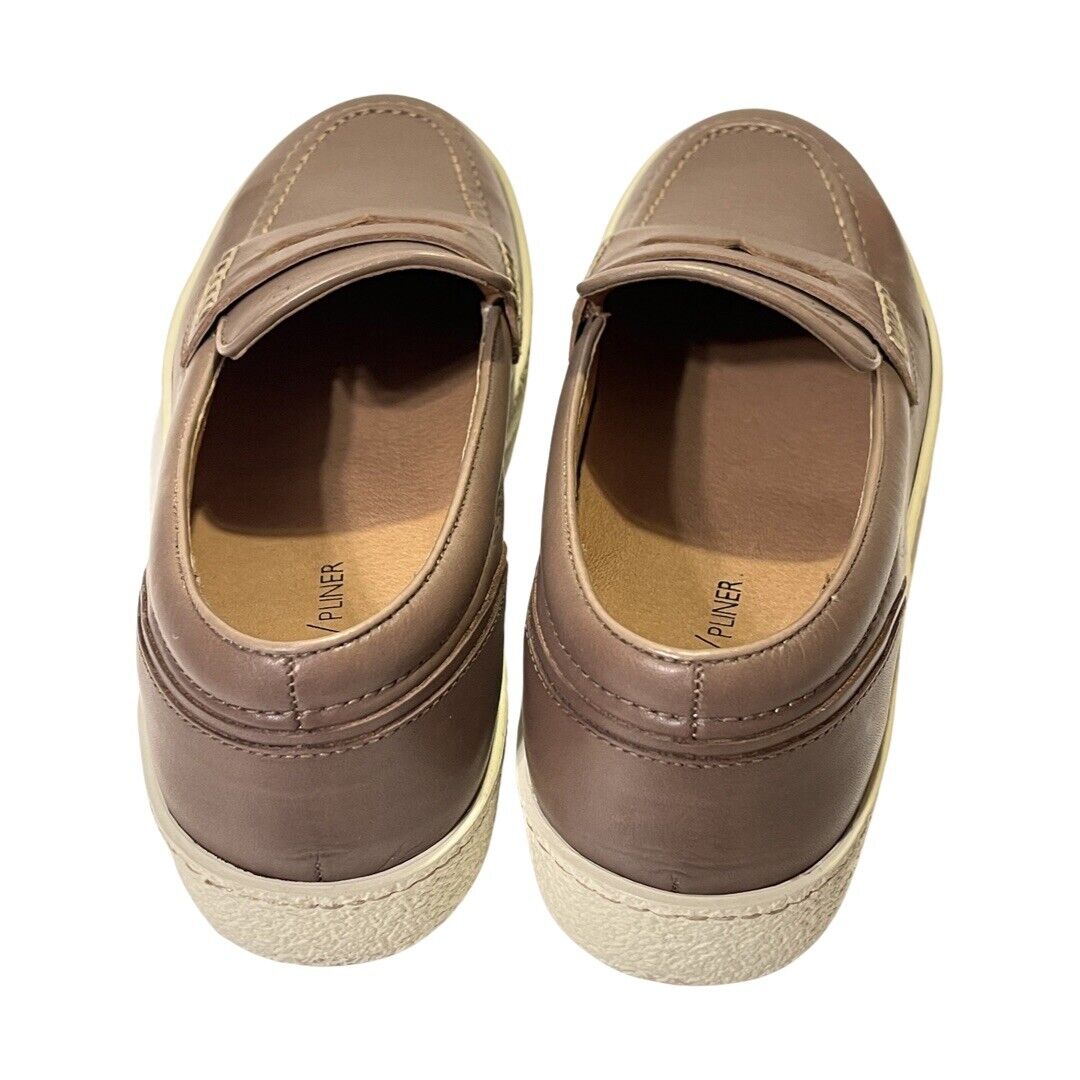 Donald Pliner Mens 8.5 M Murray Leather Slip On Penny Loafers Shoes Sneakers