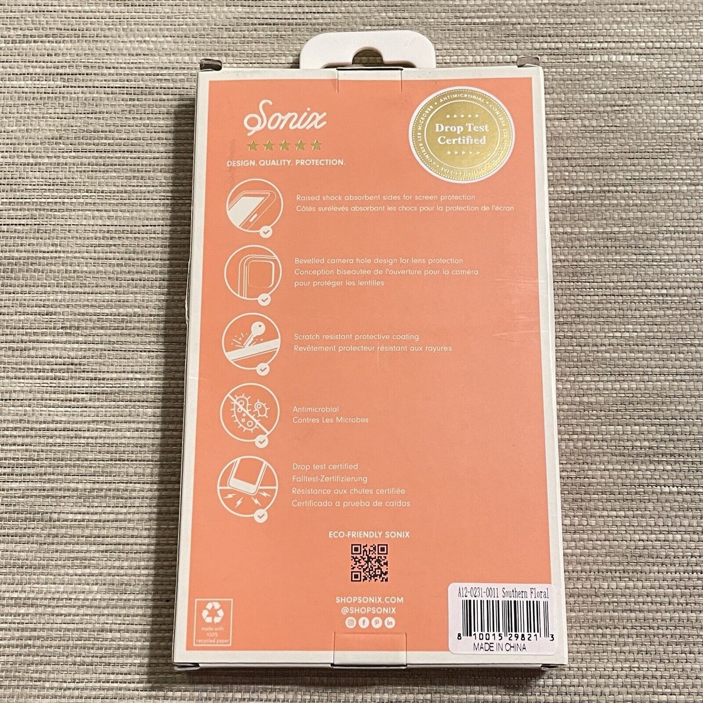 Sonix NEW Phone Case for Apple iPhone 13 Southern Floral 10 ft Drop Certified