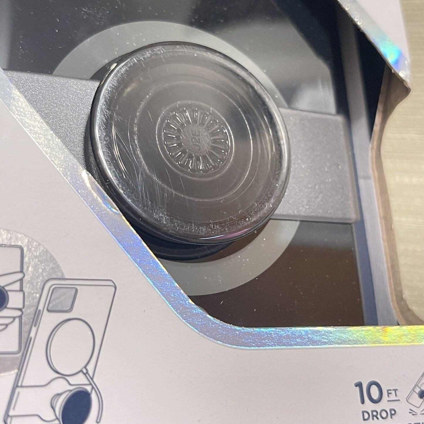 PopSockets PopCase Apple iPhone 13 MagSafe Magnetic Phone Case Black 10 ft Drop