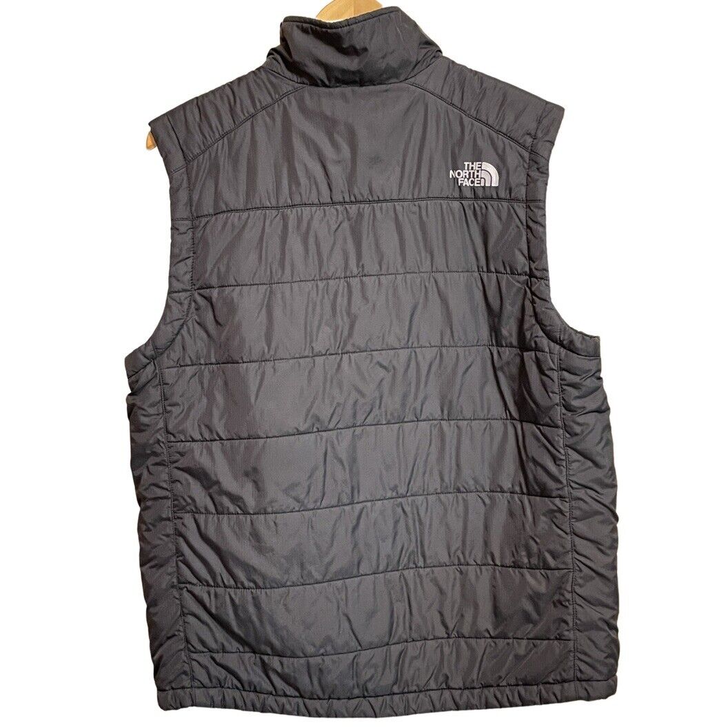The North Face Mens Large Redpoint Vest Primaloft Black Padded Ripstop Packable