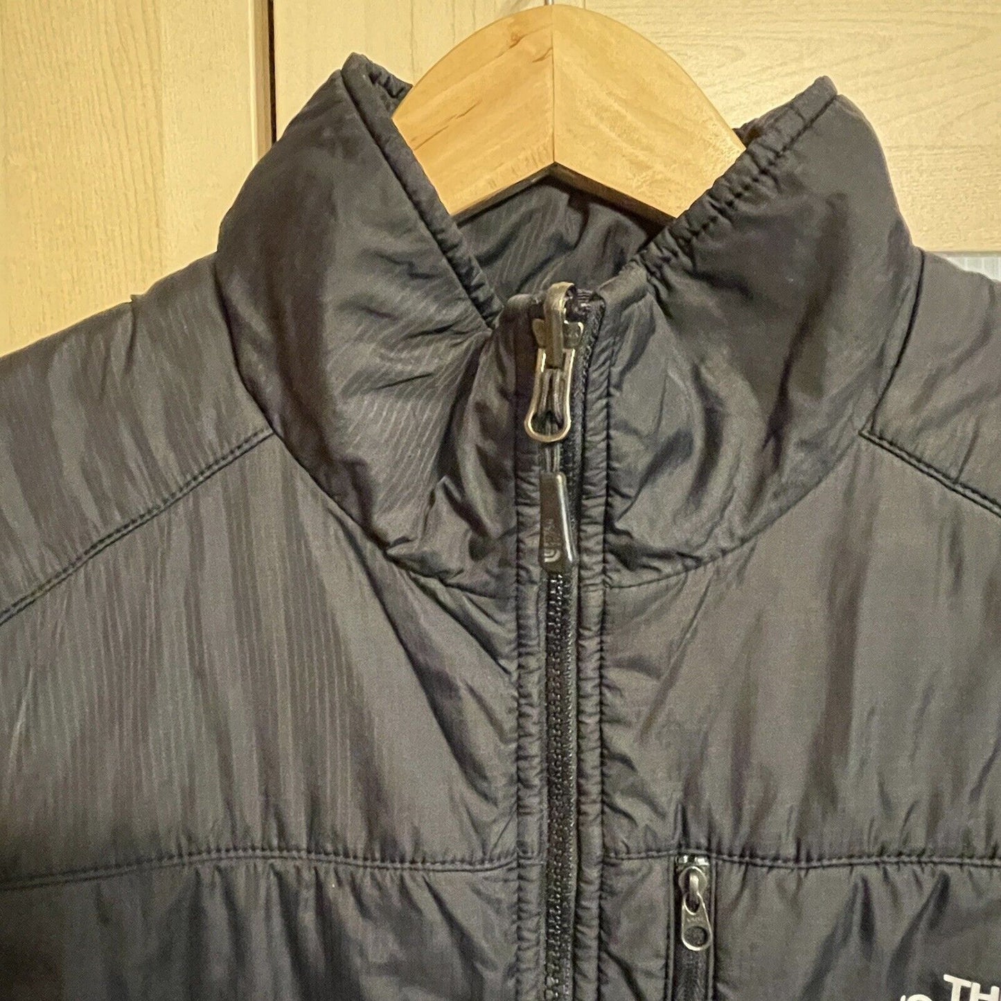 The North Face Mens Large Redpoint Vest Primaloft Black Padded Ripstop Packable
