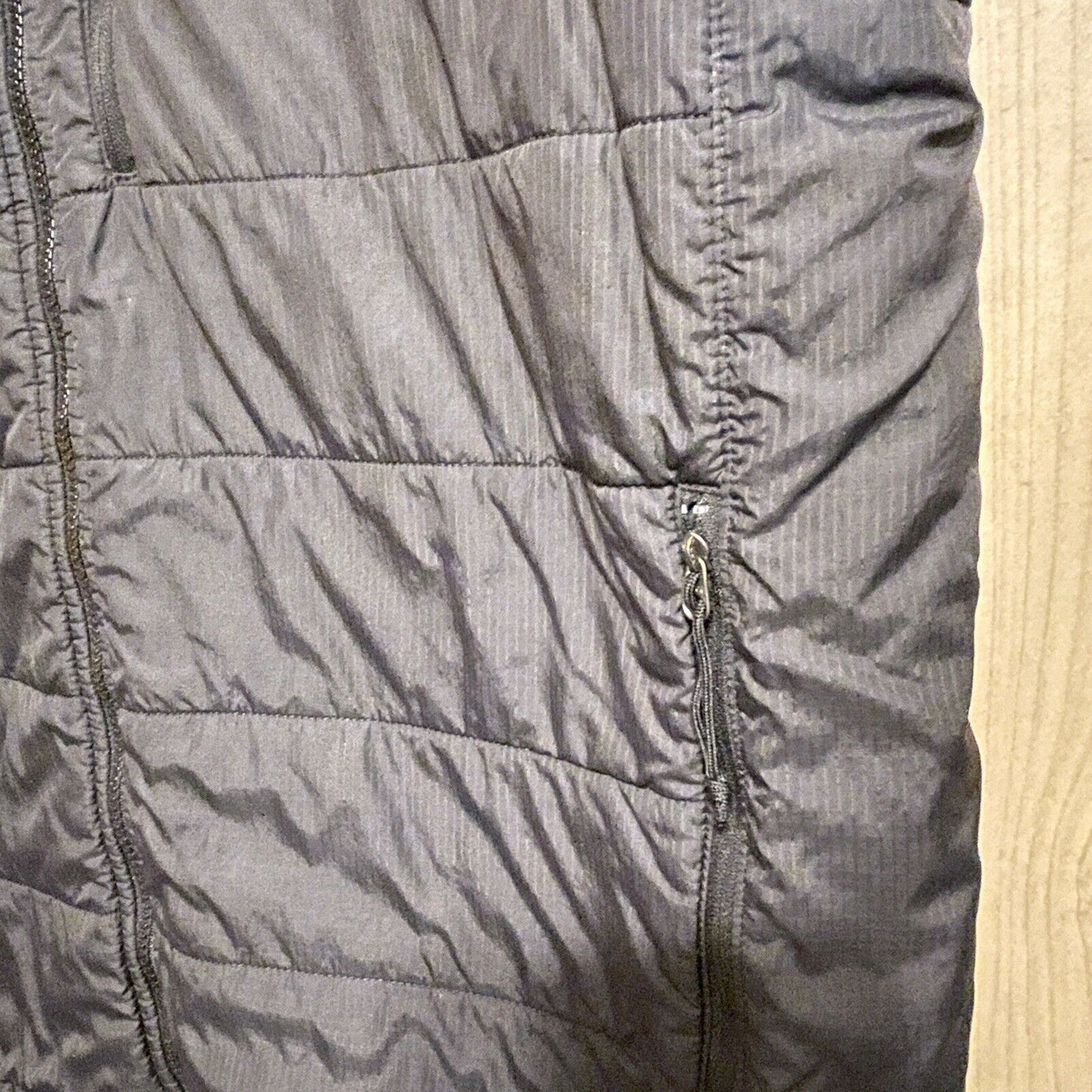 The North Face Mens Large Redpoint Vest Primaloft Black Padded Ripstop Packable