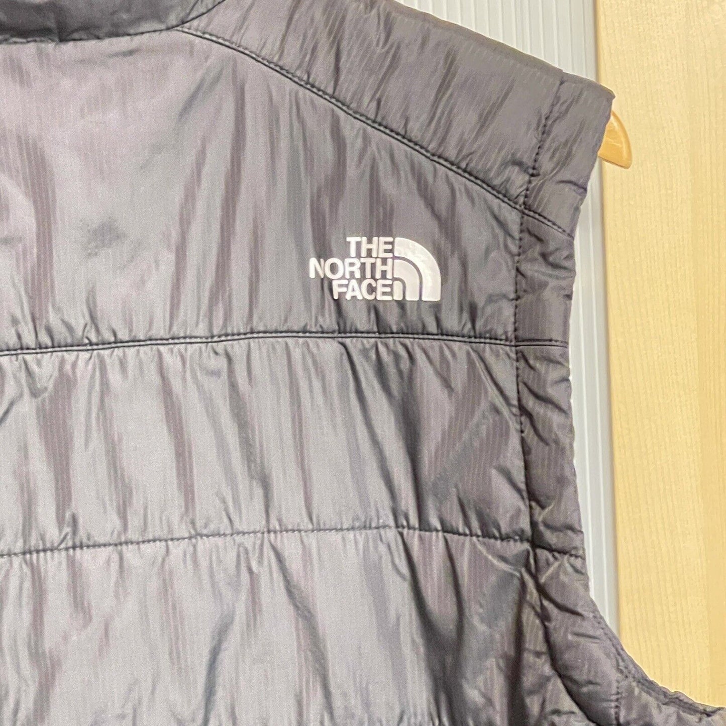 The North Face Mens Large Redpoint Vest Primaloft Black Padded Ripstop Packable