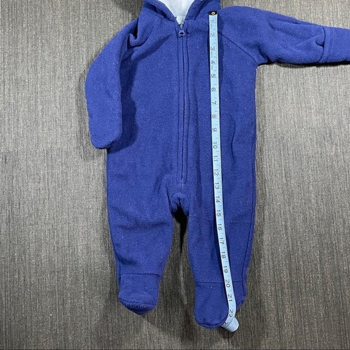 Old Navy Fleece One Piece Faux Sherpa Lined 3-6 Mos