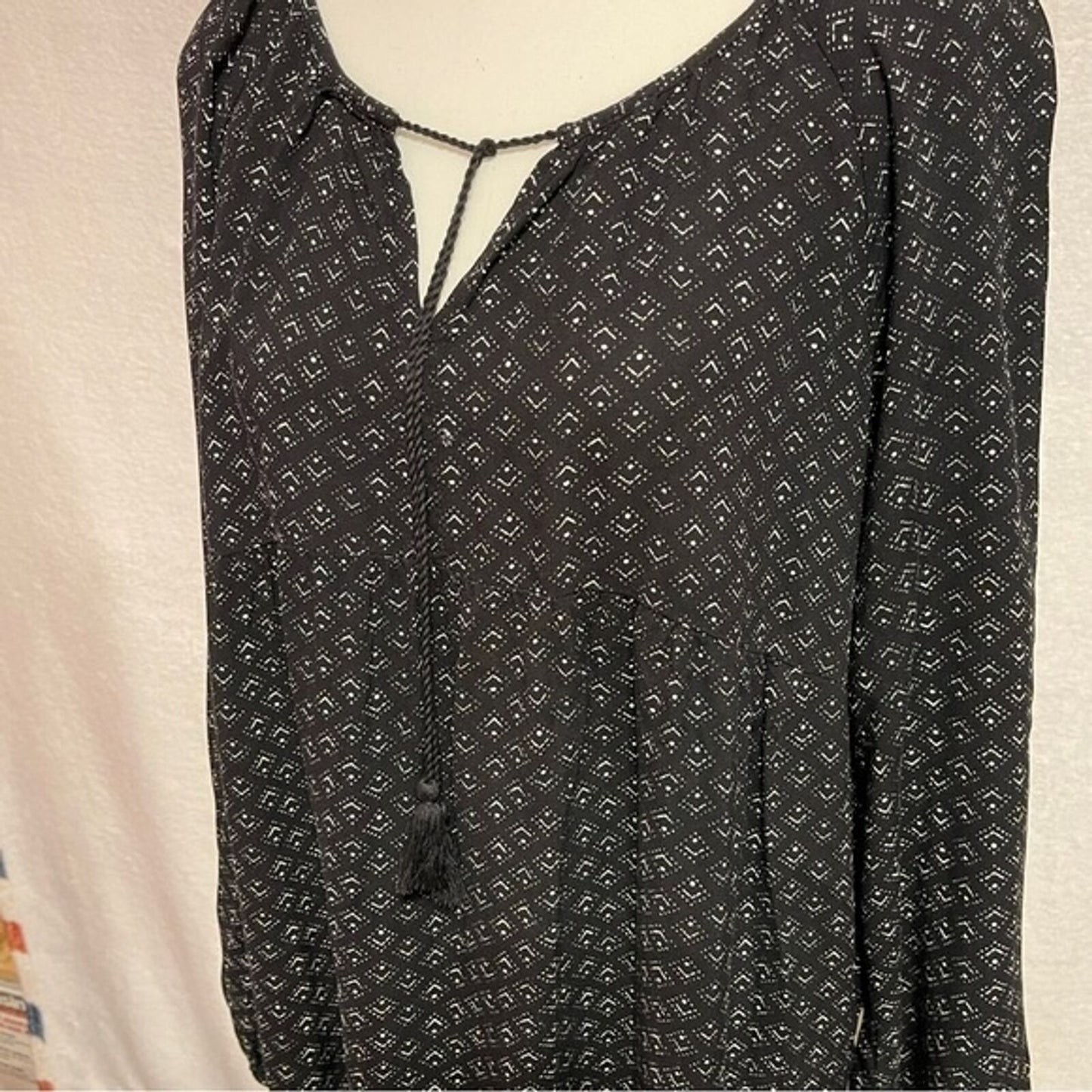 Long Sleeve Boho Peasant Dress Large Sonoma Goods For Life x Lauren Lane
