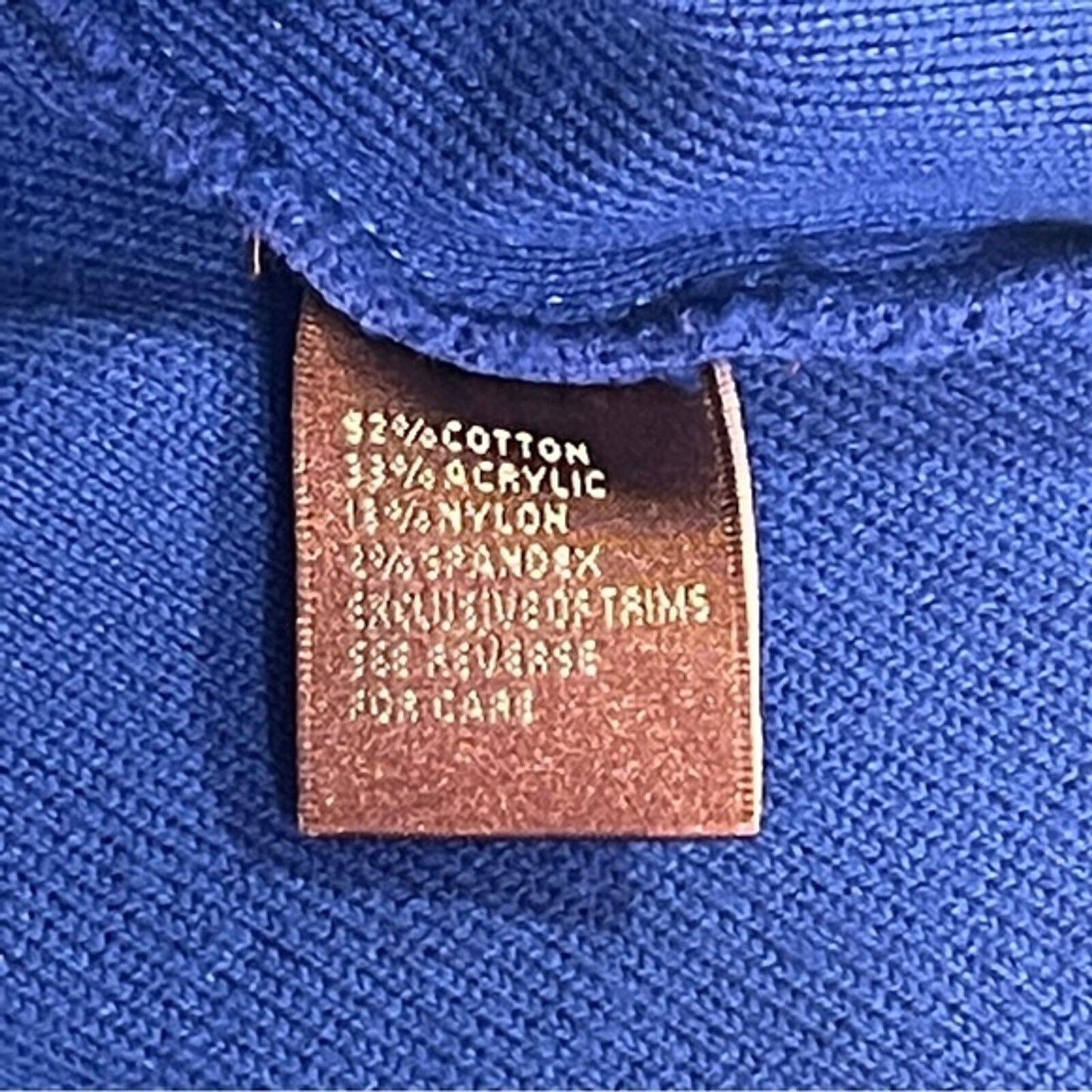 525 America Knit Blue Jacket Blazer Size M Short Sleeve Modern Swing Coat