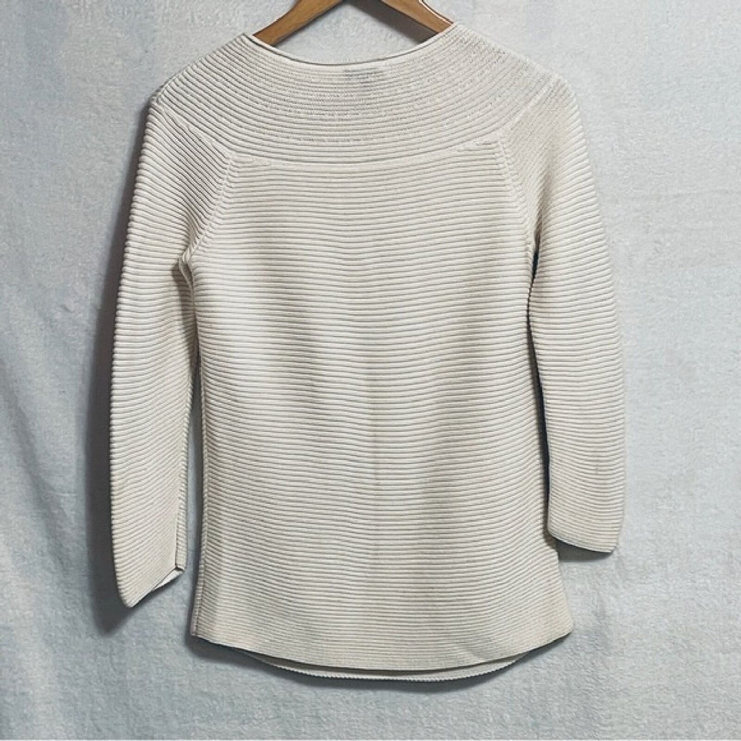 Talbots Scoop Neck Classic Cotton Blend Sweater Size S Top