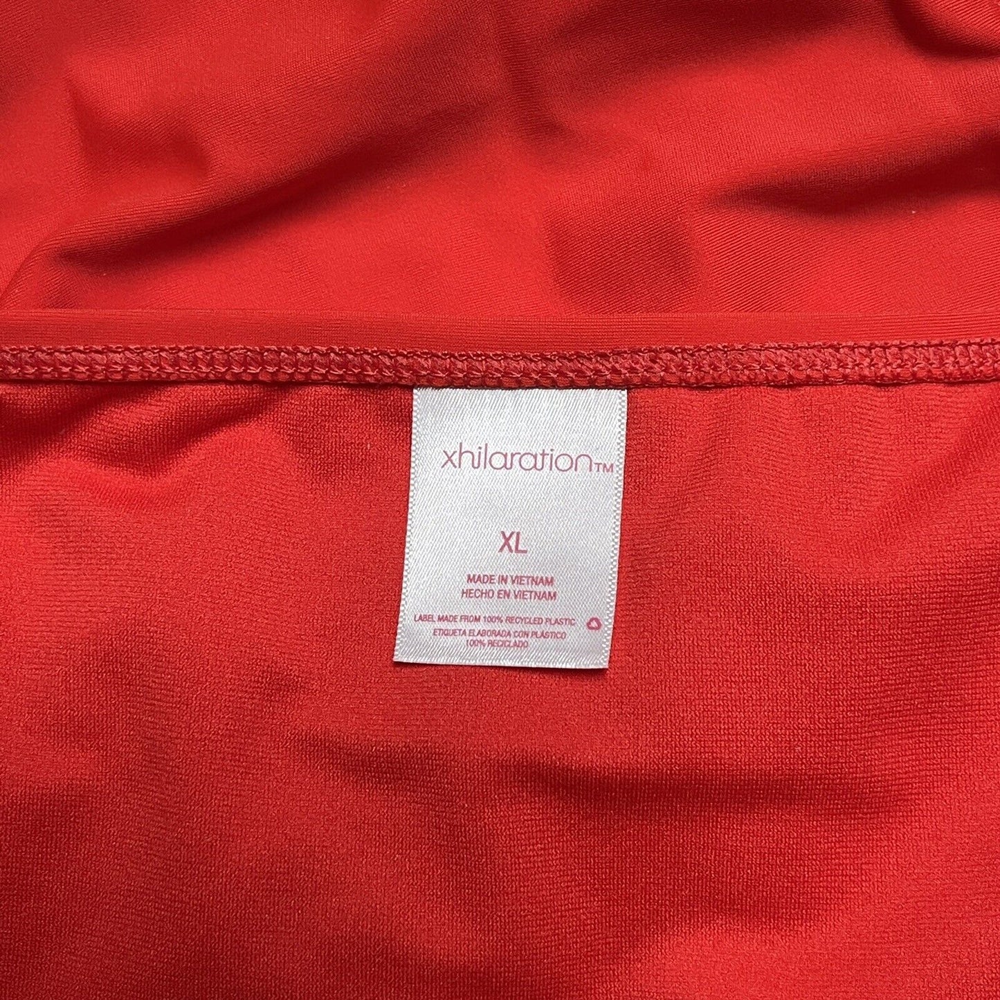 Xhilaration Hipster Red Swim Bikini Bottoms NWT Size XL Juniors Womens 12-14