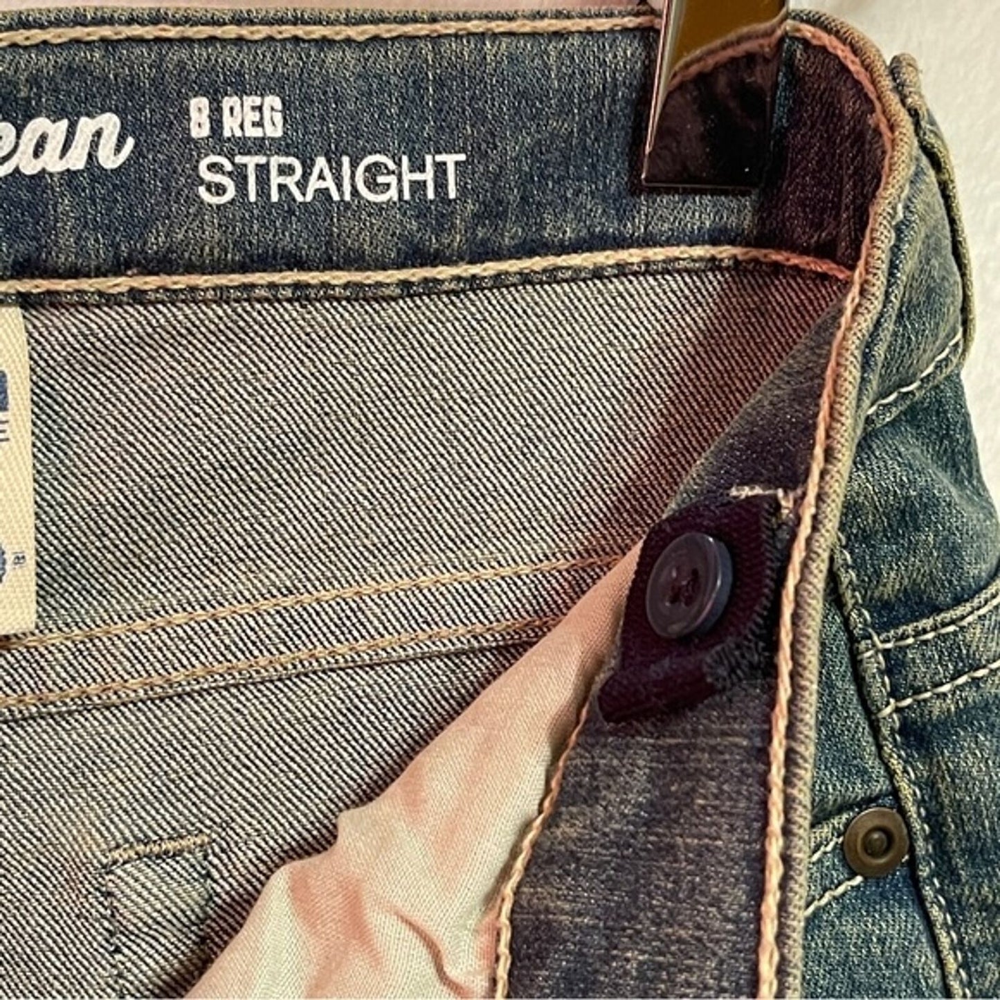Urban Pipeline Boys Ultimate Jeans Faded Wash Jeans Size 8