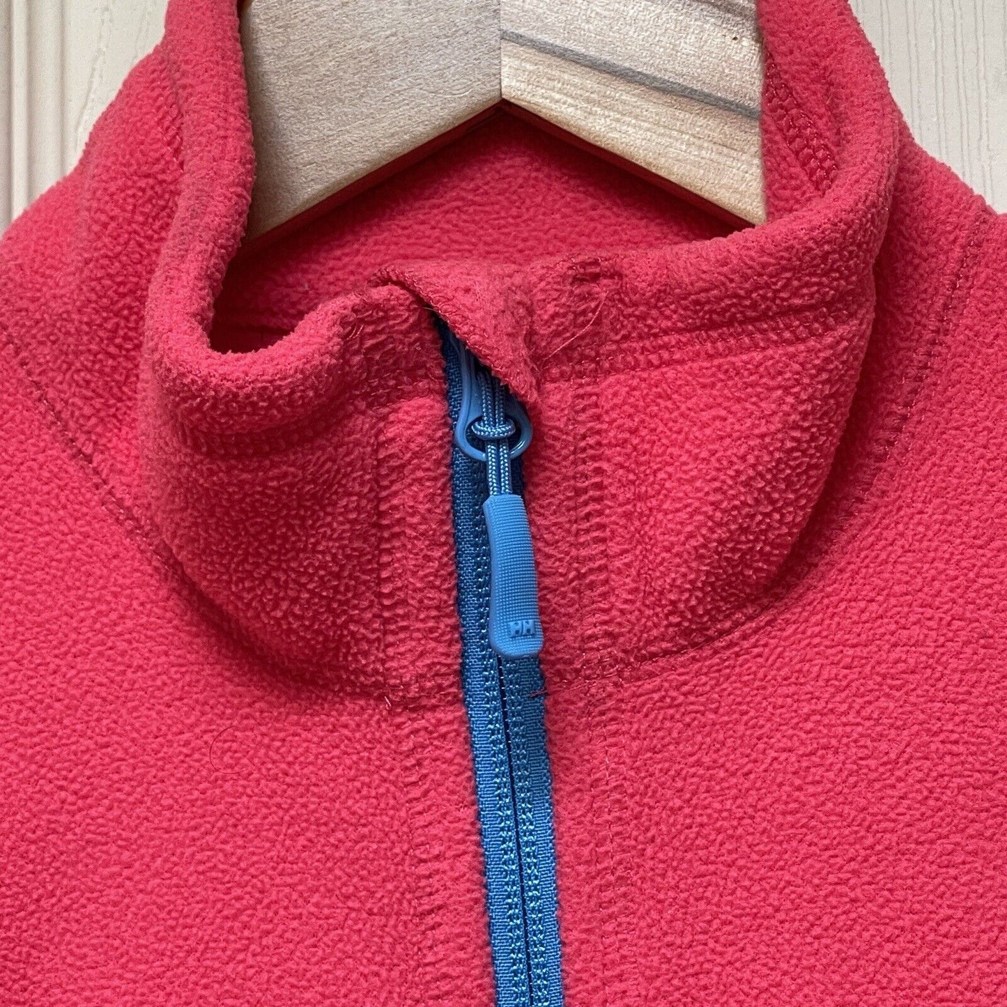 Helly Hansen DayBreaker Womens Large Fleece Jacket Pink Blue Zip Polartec