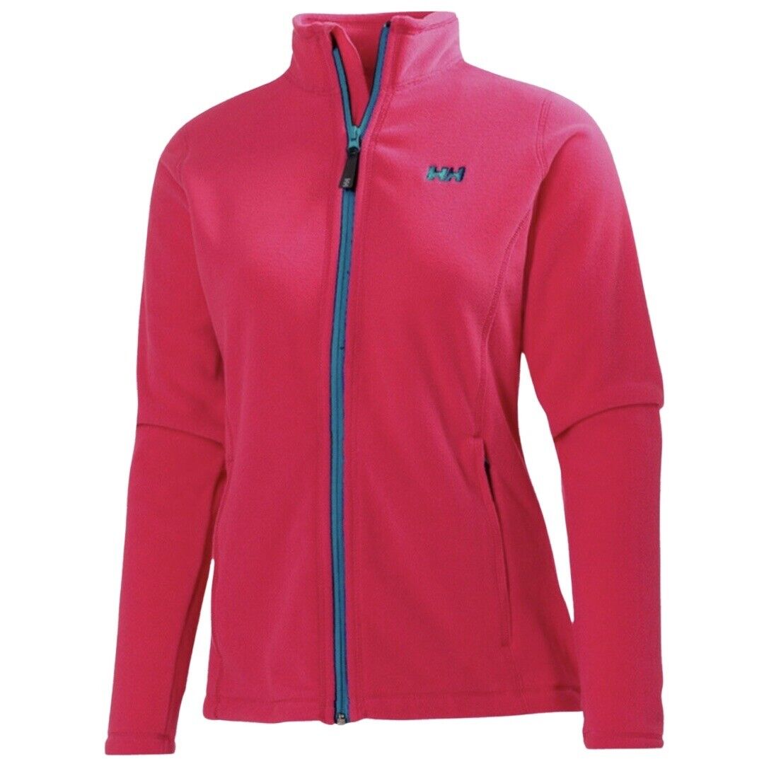 Helly Hansen DayBreaker Womens Large Fleece Jacket Pink Blue Zip Polartec