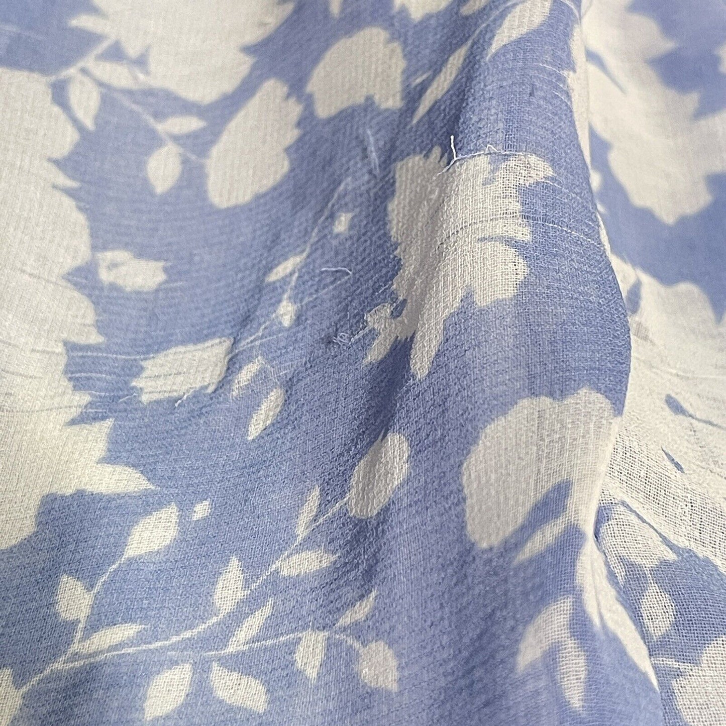 Disney Alice In Wonderland Dress Sz L Colleen Atwood Blue White Floral Lace