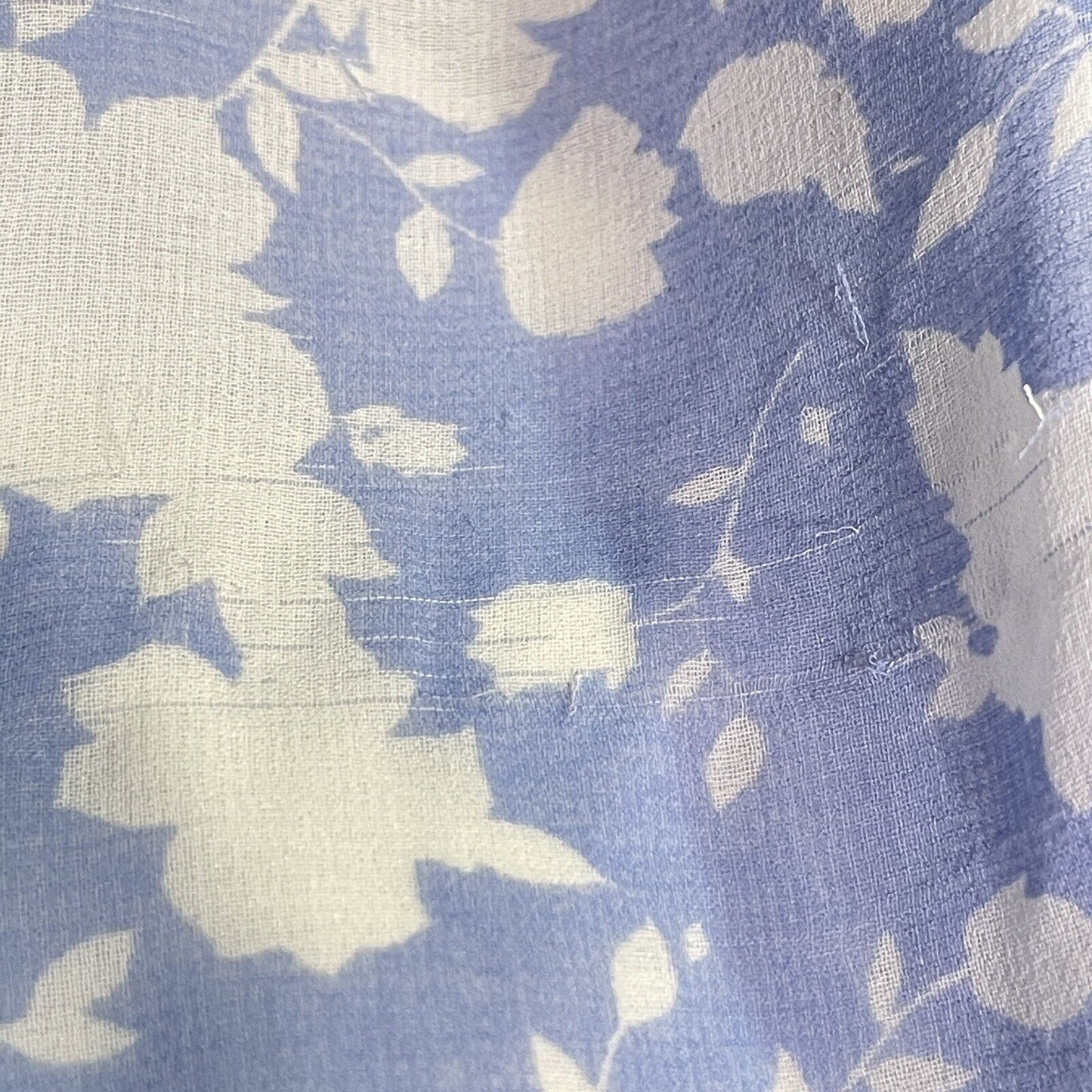 Disney Alice In Wonderland Dress Sz L Colleen Atwood Blue White Floral Lace