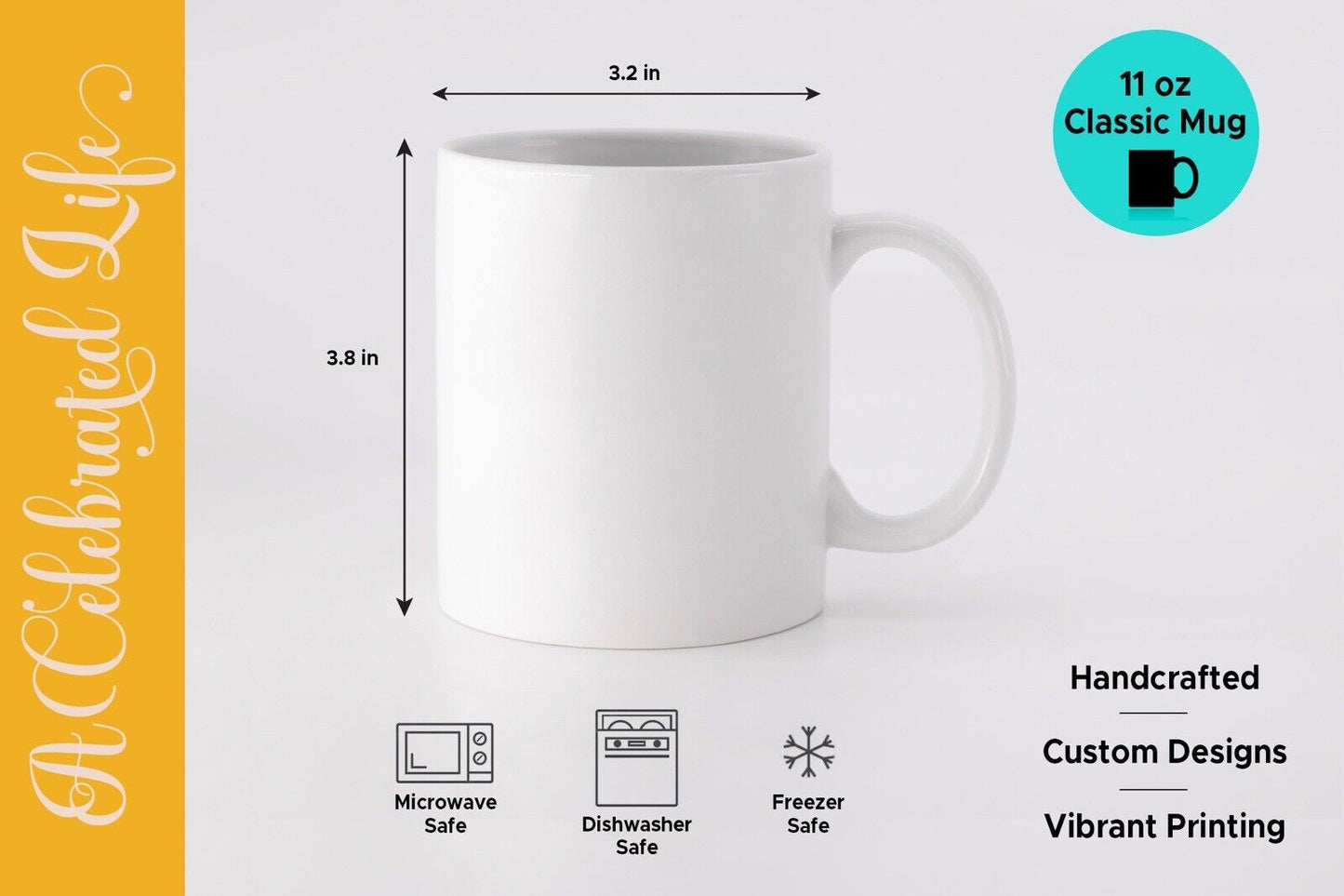 Shhh No One Cares Funny Coffee Mug Sarcasm Gift for Friend White 11 oz