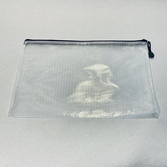 Document Art Storage Bag 9x13 Waterproof Vinyl Zipper