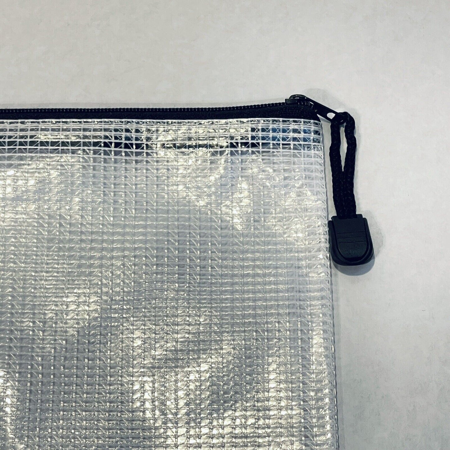 Document Art Storage Bag 9x13 Waterproof Vinyl Zipper