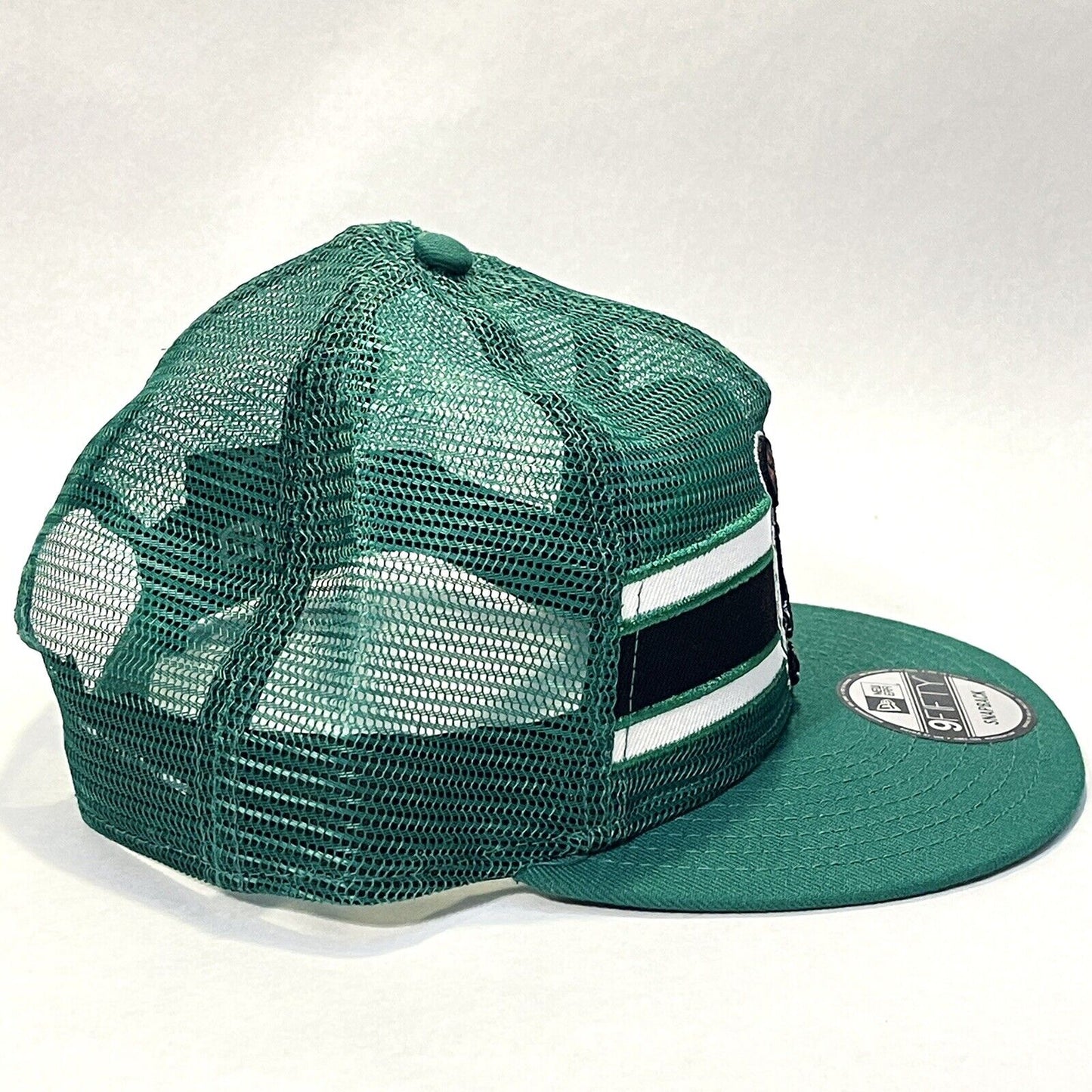 Boston Celtics Hat New Era Green Classic Trucker Mesh 9Fifty Cap NBA Basketball