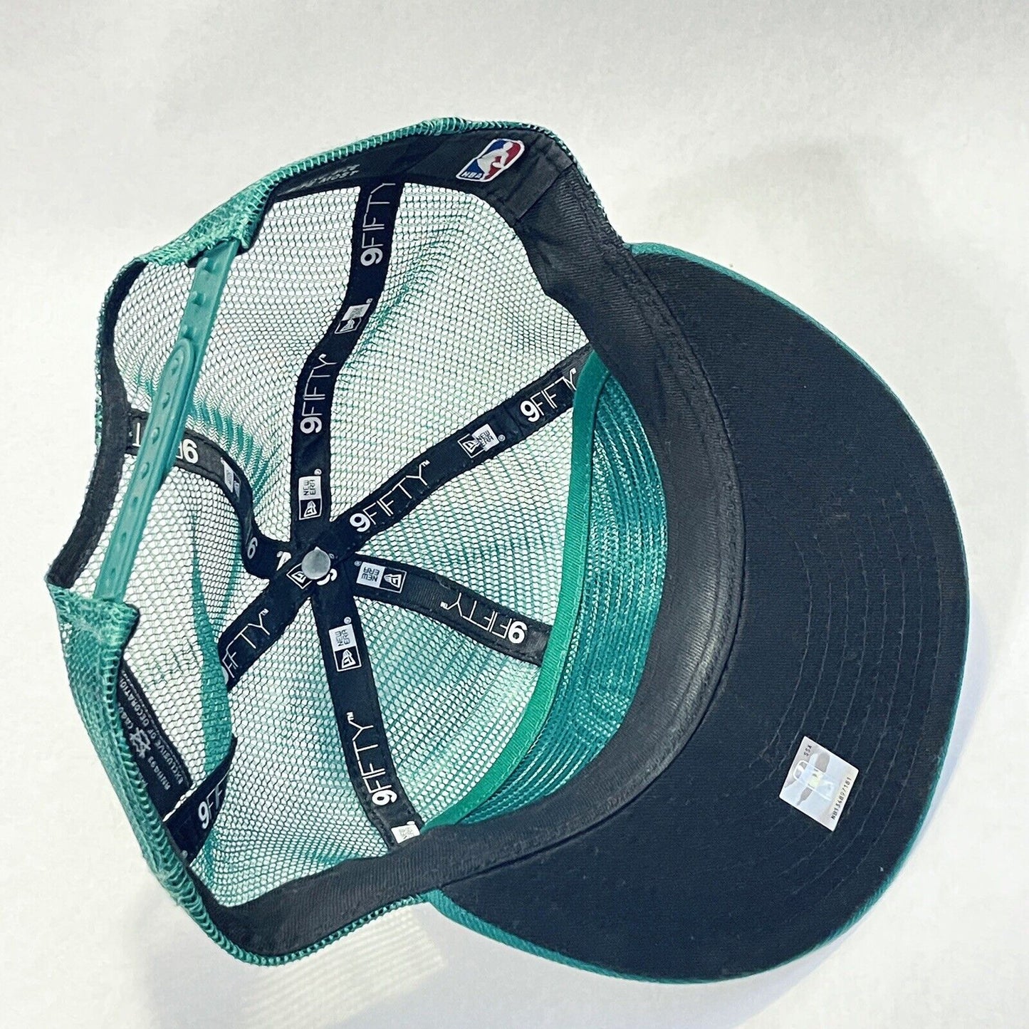 Boston Celtics Hat New Era Green Classic Trucker Mesh 9Fifty Cap NBA Basketball
