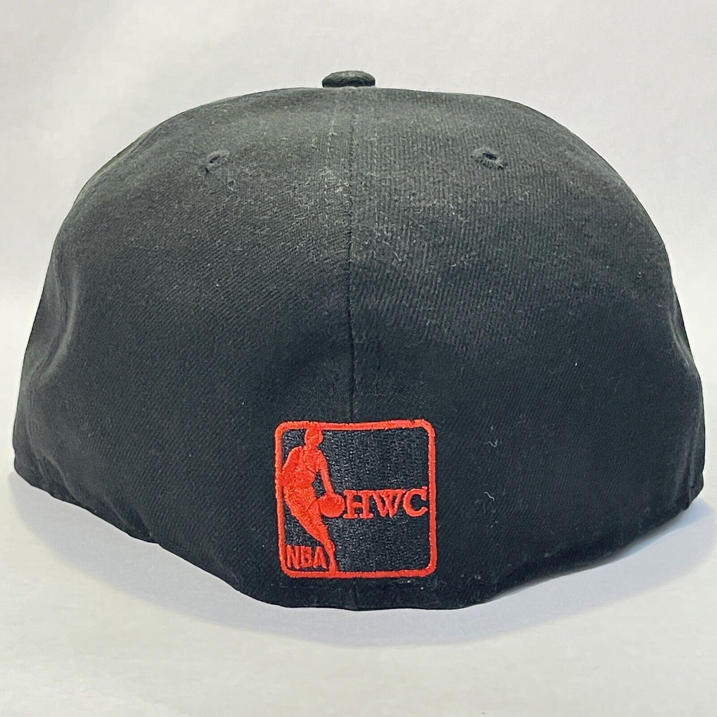 Miami Heat Hat New Era 9FIFTY Fitted Cap 7 5/8 Black Red NBA Basketball Mens