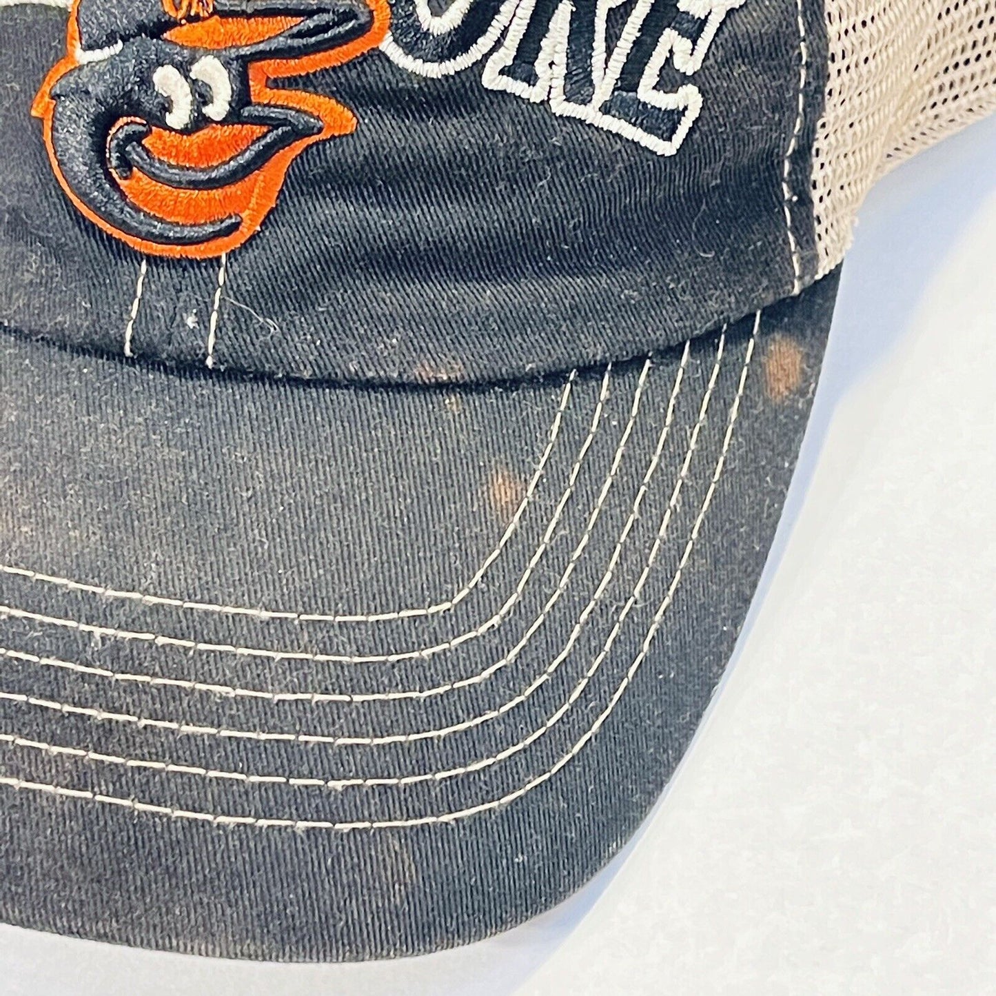 Baltimore Orioles Hat Mesh Trucker Cap Fan Favorite Snapback MLB Baseball Mens