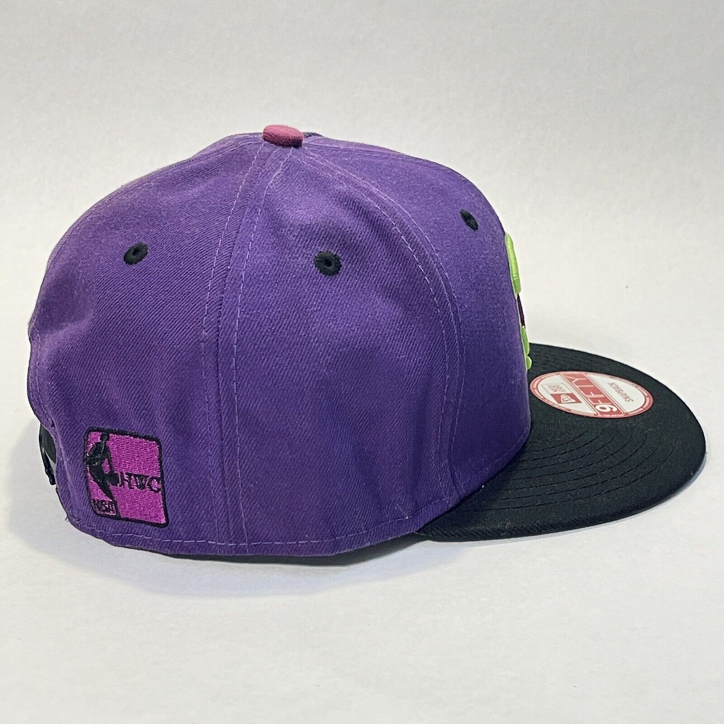 Miami Heat Hat Snapback Cap Purple Black New Era 9Fifty NBA Basketball Mens