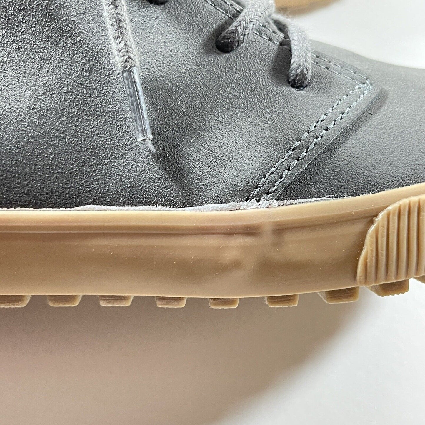 Cat & Jack Boys Casual Shoe Sneaker Chukka Boot Dark Gray Frank Size 4