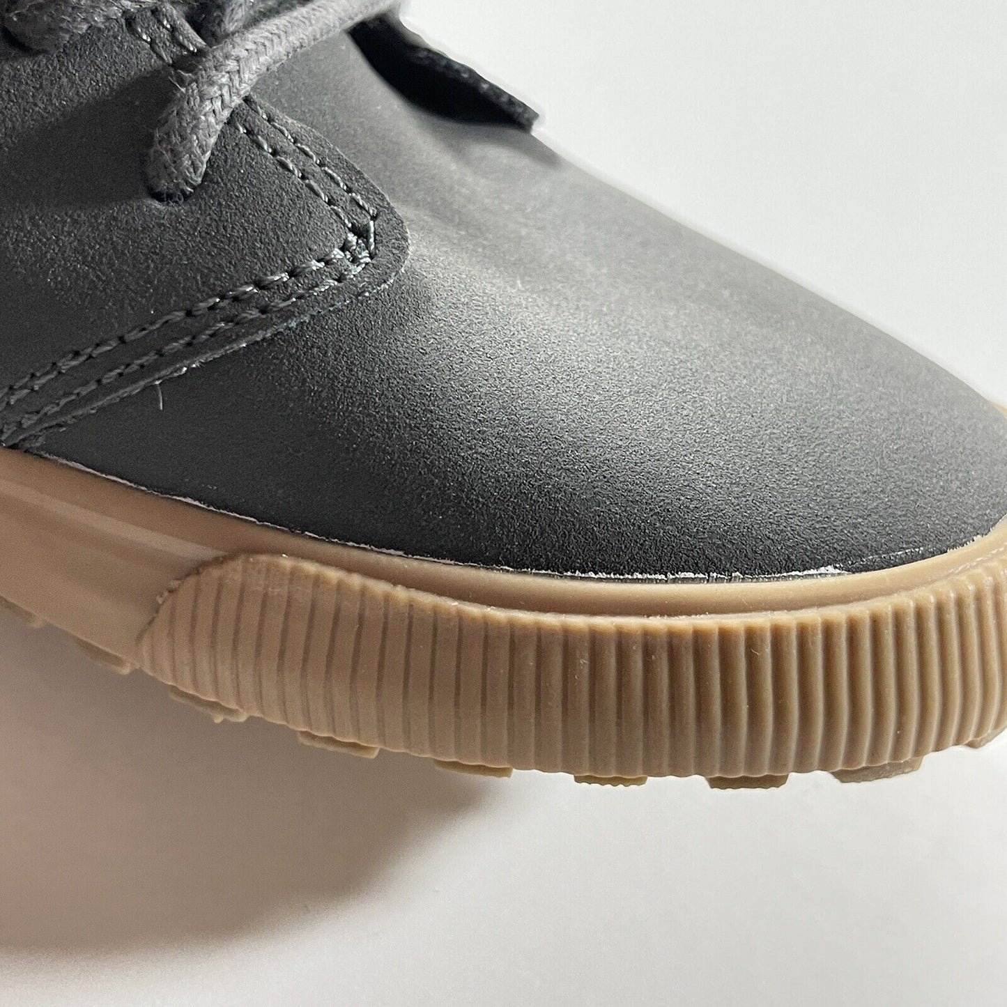 Cat & Jack Boys Casual Shoe Sneaker Chukka Boot Dark Gray Frank Size 4
