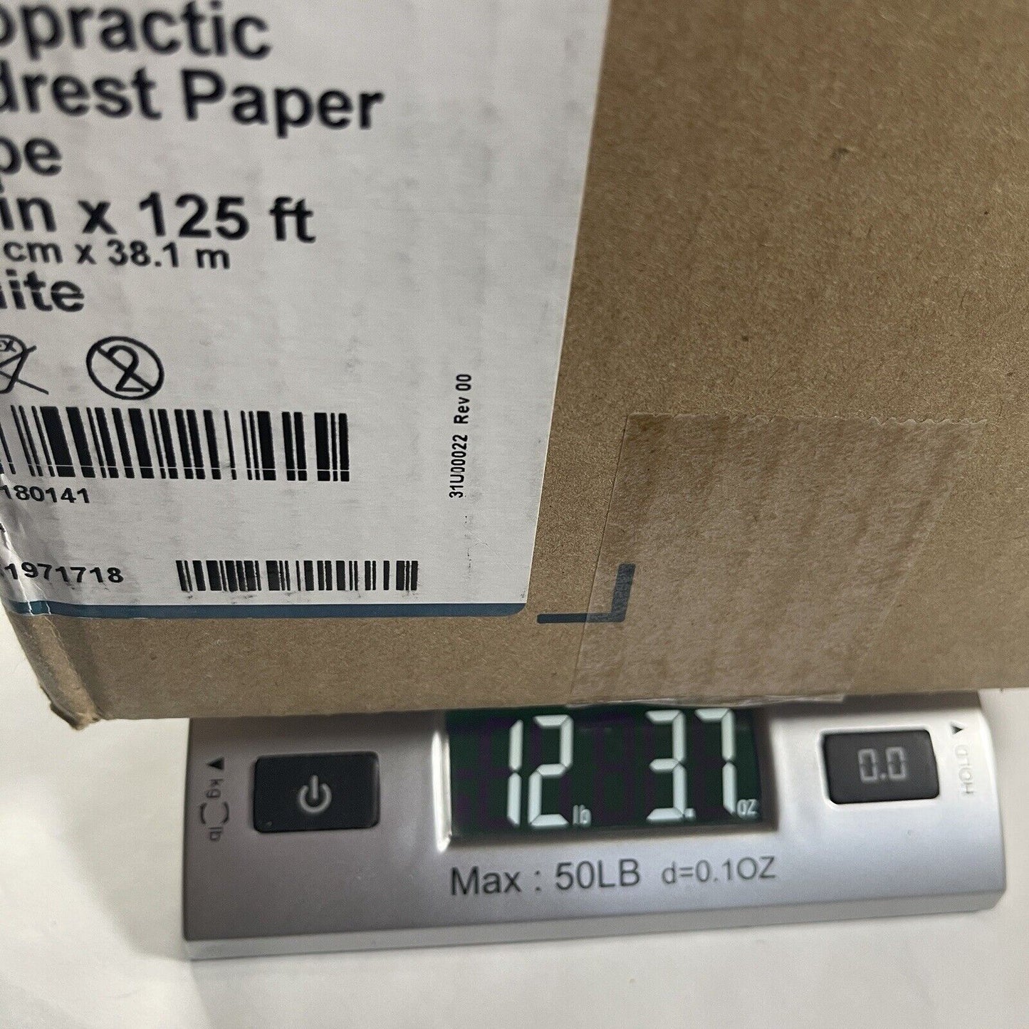 Avalon TIDI Chiropractic Headrest Paper Rolls Crepe 618 8.5"X 125’ 23 Rolls