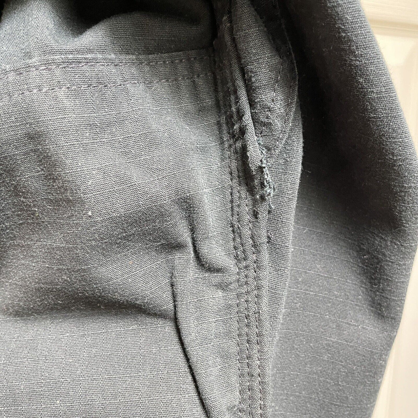 Carhartt Black Cargo Ripstop Relaxed Fit 40x30 Work Pants Double Knee B342