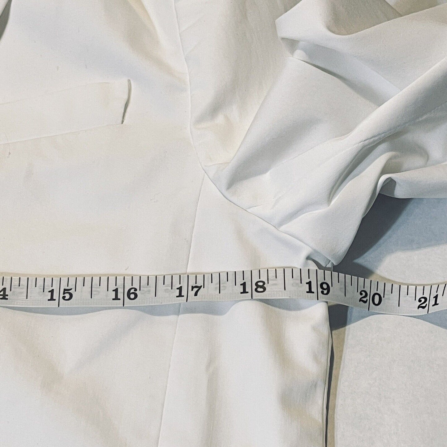 Ann Taylor Crop Jacket Womens 10 White Bolero Open Front Blazer