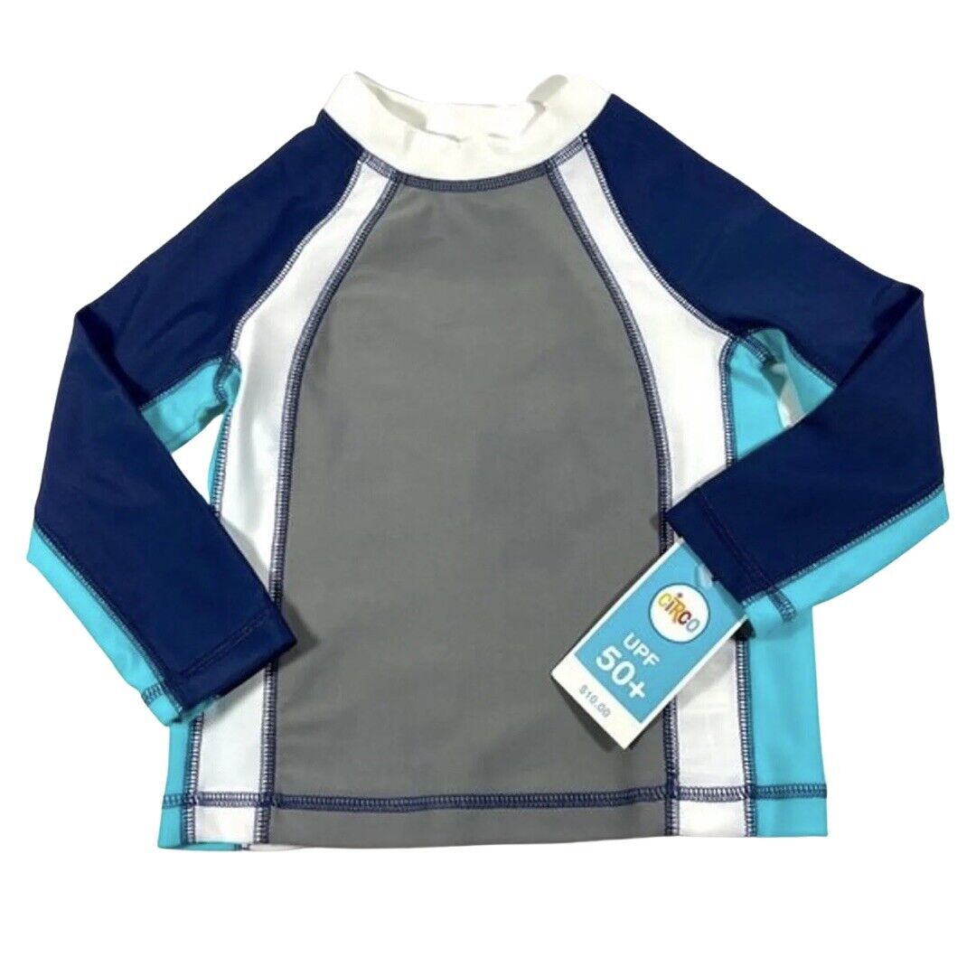 CIRCO Rash Guard Top 18 Mos UPF 50 Sun Protection Beach Swim Bathing Suit