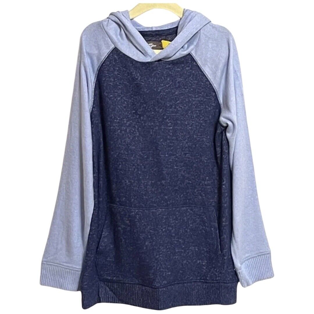 RUMI RYDER Hoodie Boys Size Small Blue Pullover Lightweight Sweatshirt Top