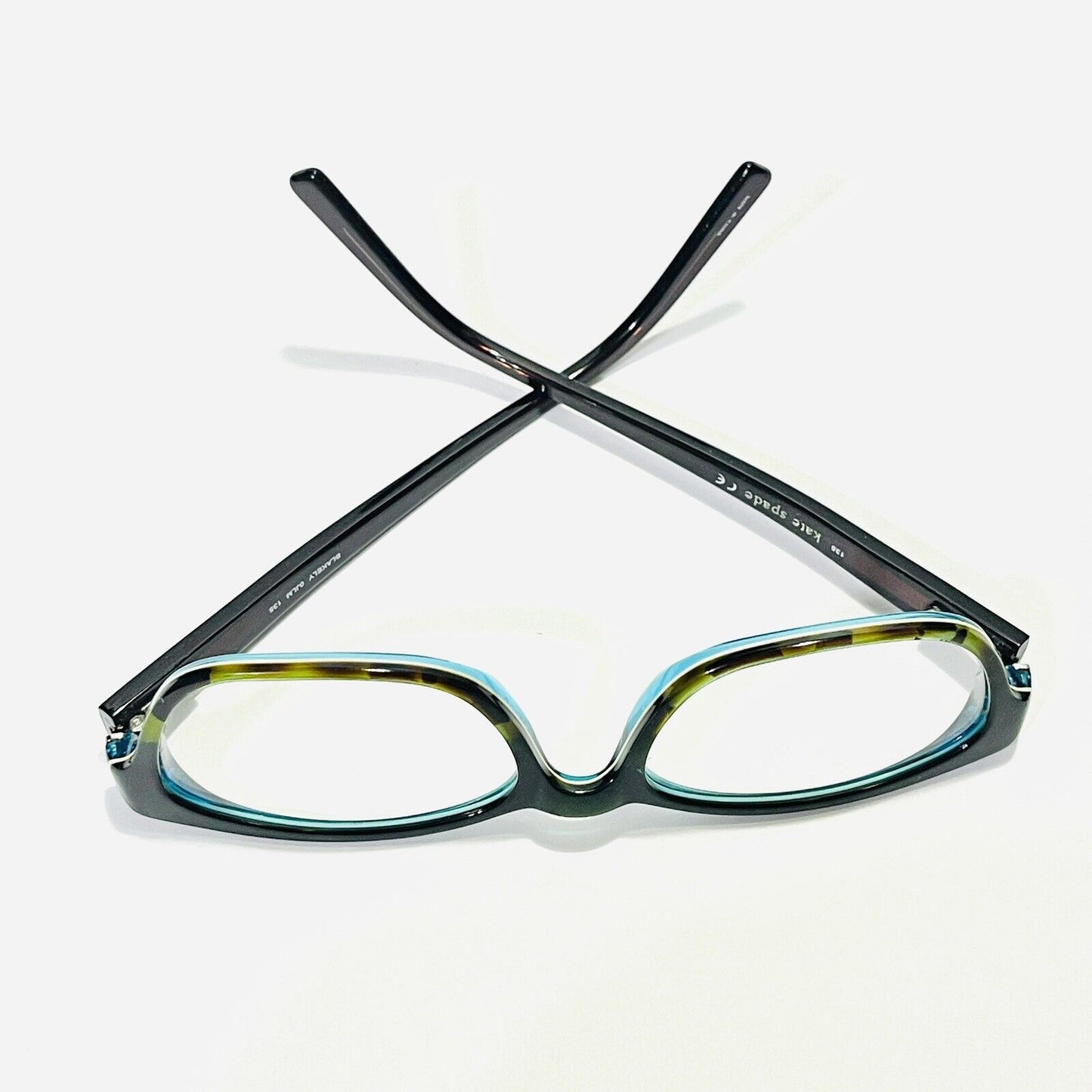 Kate Spade Eyeglasses Blakely 0JLM Frames Brown Tortoise Blue Womens Glasses