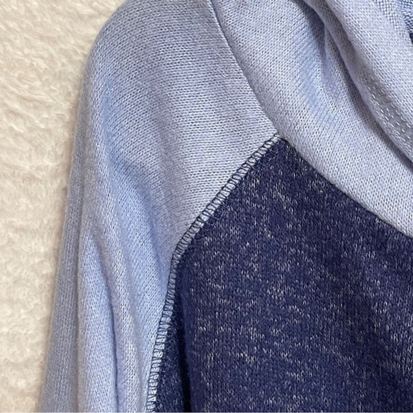 RUMI RYDER Hoodie Boys Size Small Blue Pullover Lightweight Sweatshirt Top