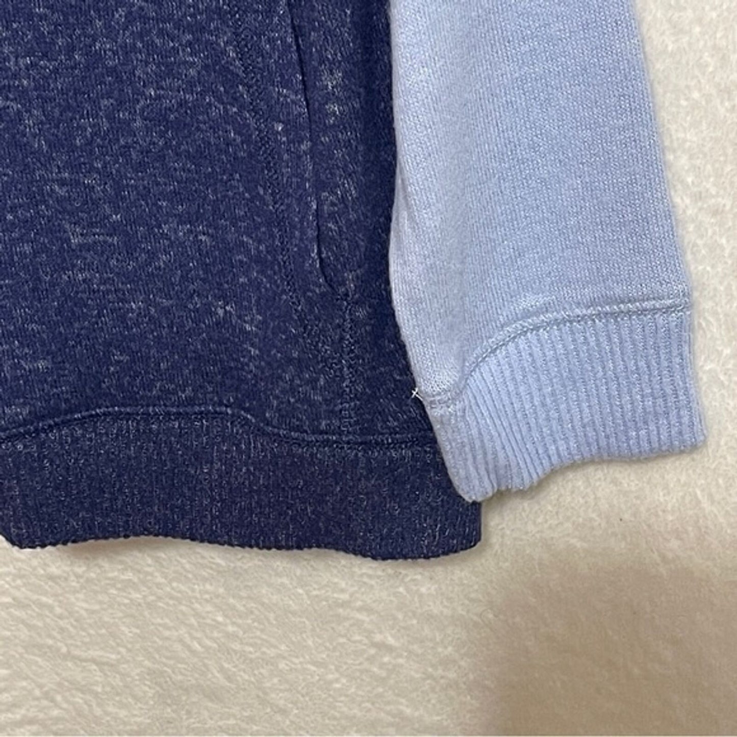RUMI RYDER Hoodie Boys Size Small Blue Pullover Lightweight Sweatshirt Top