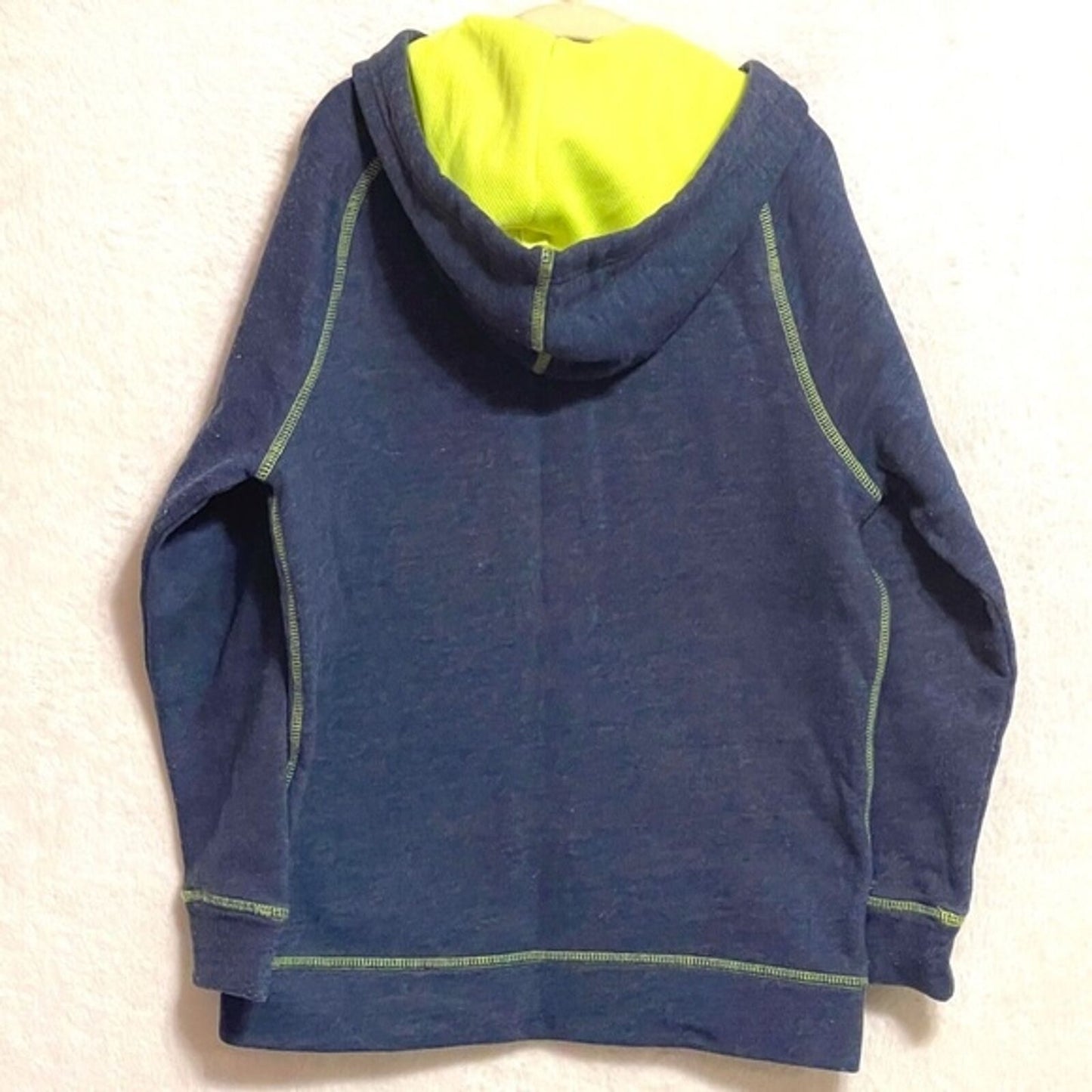 TEK GEAR Boys Small Hoodie Zip Front Blue