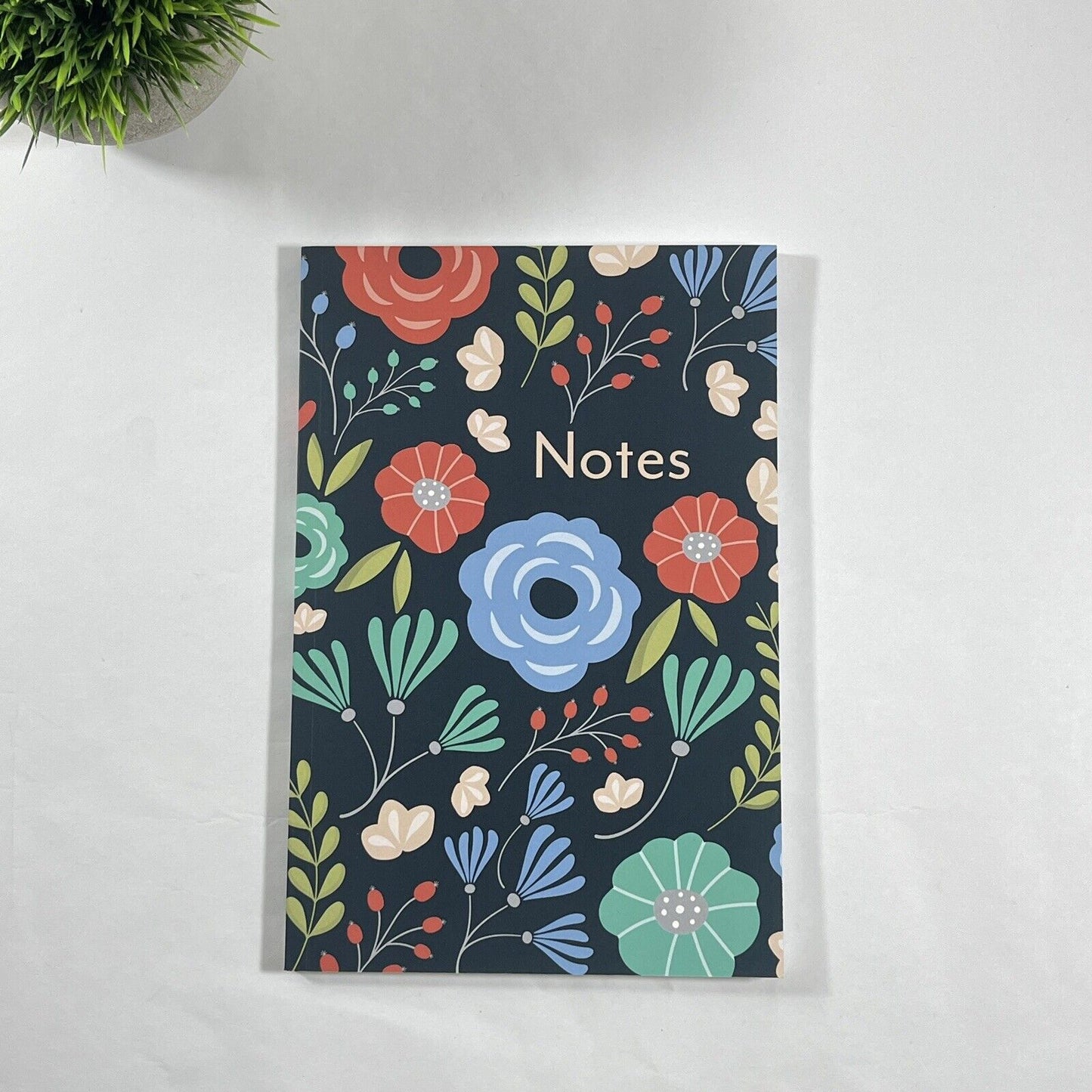 Floral Notebooks 6x9 Flowers Notepad Set Blank Lined 110 page Journal