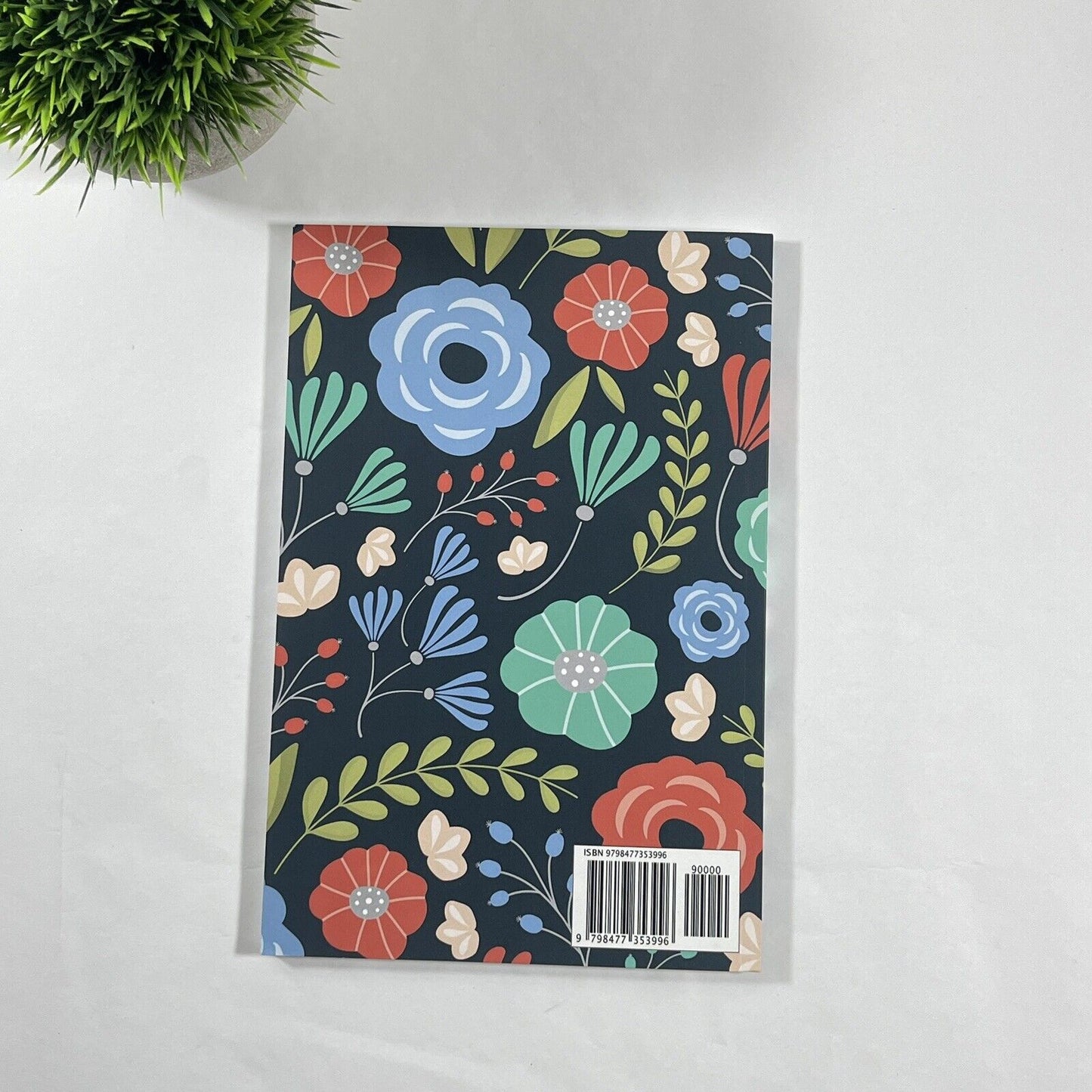 Floral Notebooks 6x9 Flowers Notepad Set Blank Lined 110 page Journal