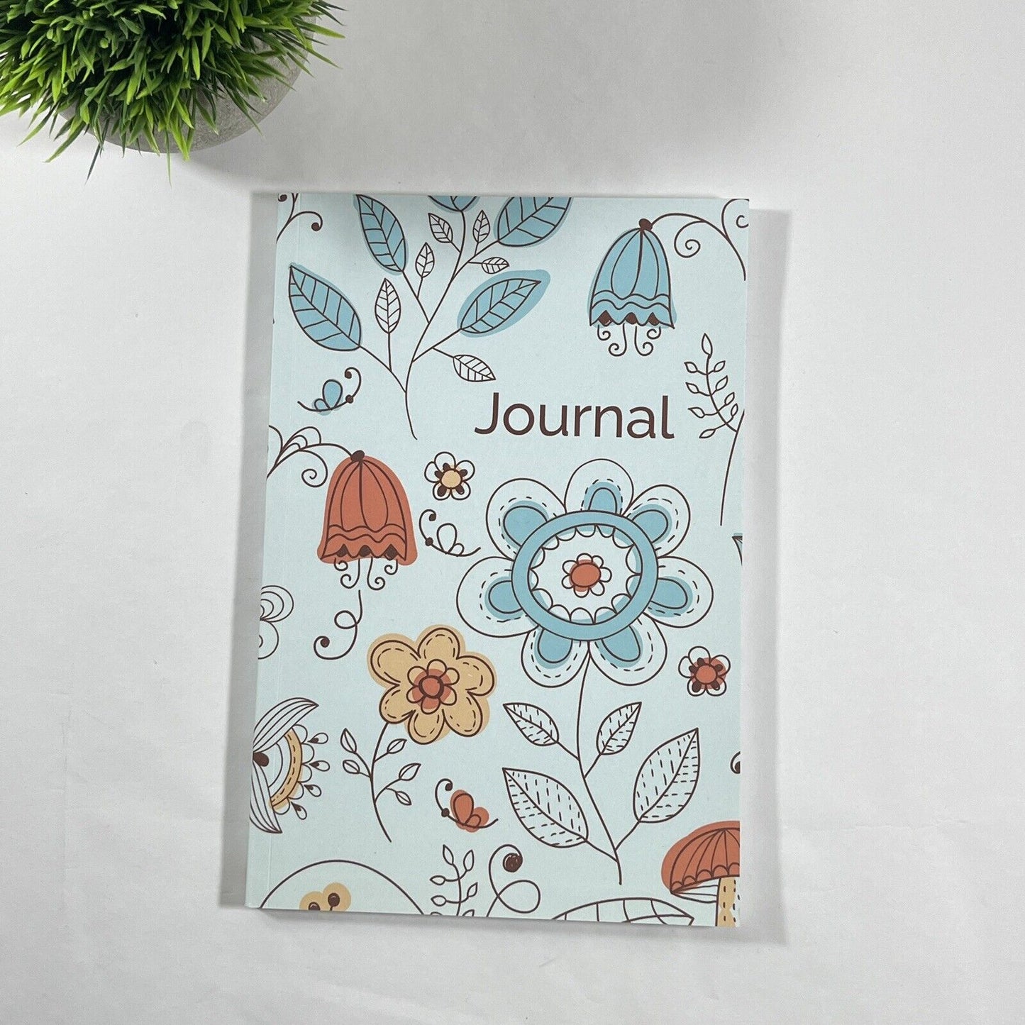 Floral Notebooks 6x9 Flowers Notepad Set Blank Lined 110 page Journal