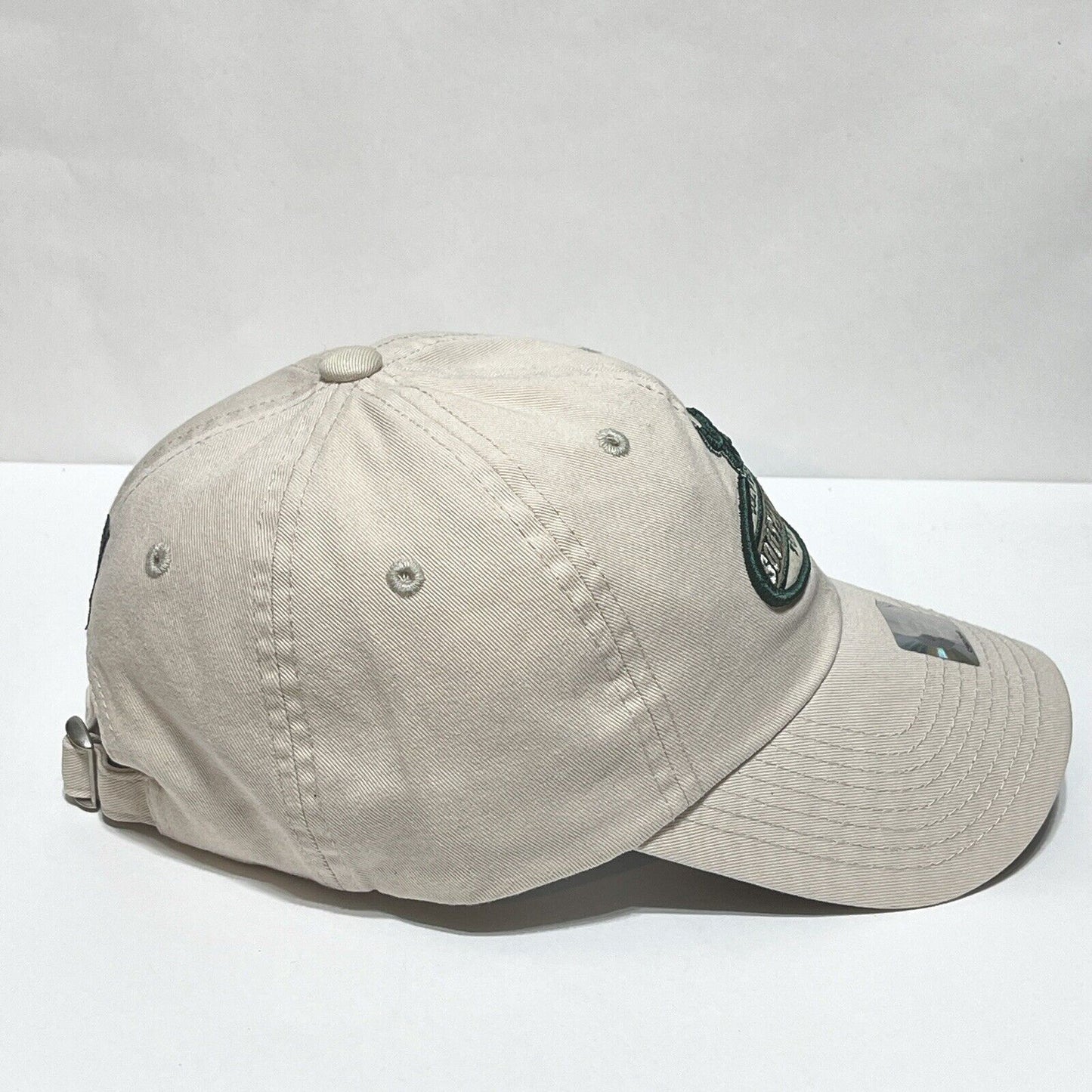 University of South Florida Bulls Logo Hat Adjustable Strap Khaki Baseball Cap