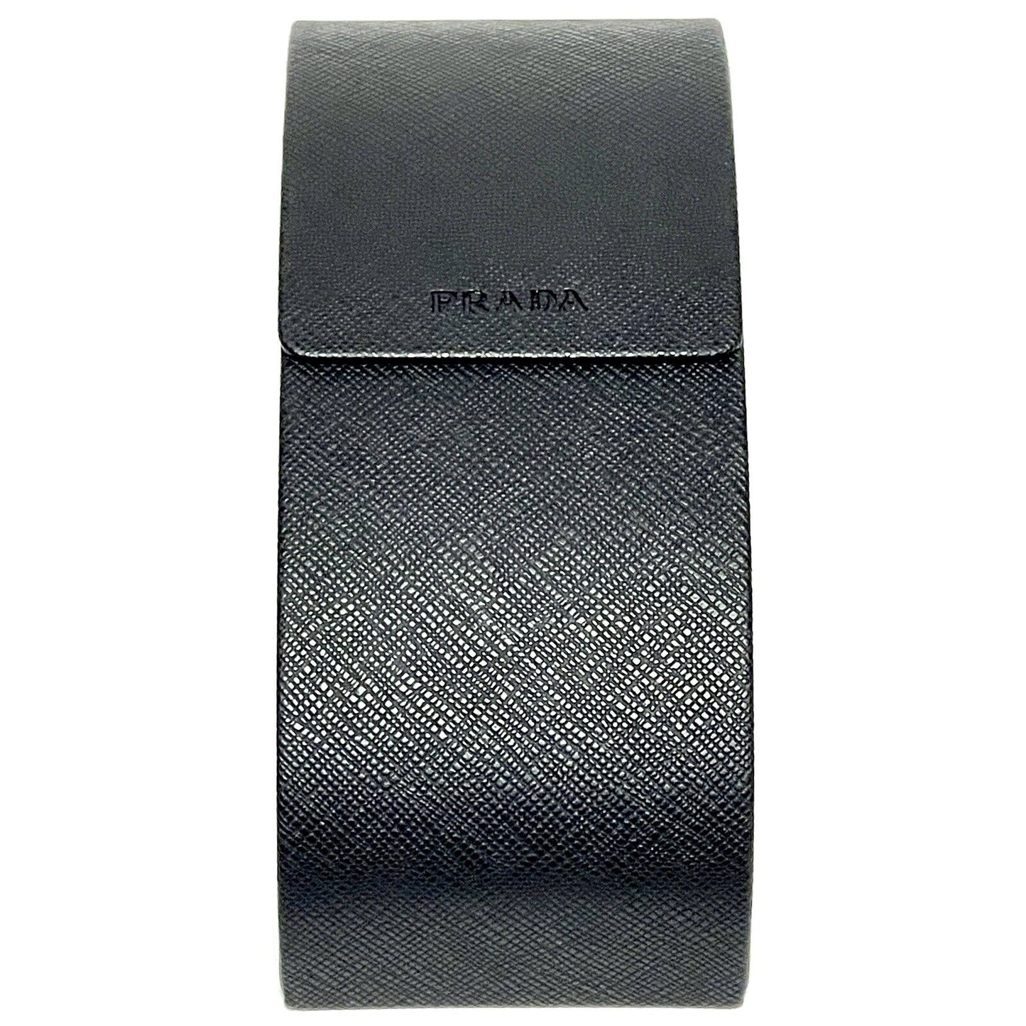 Prada Saffiano Black Hard Case Sunglasses Eyeglasses Oversized