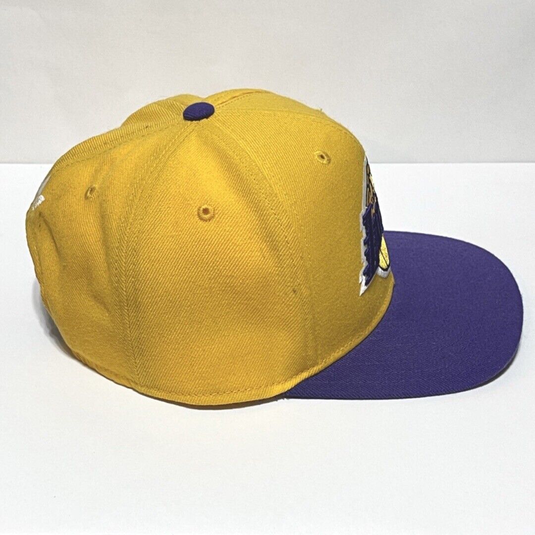 Los Angeles Lakers Snapback Hat Adidas NBA LA Basketball Mens Wool Blend Cap