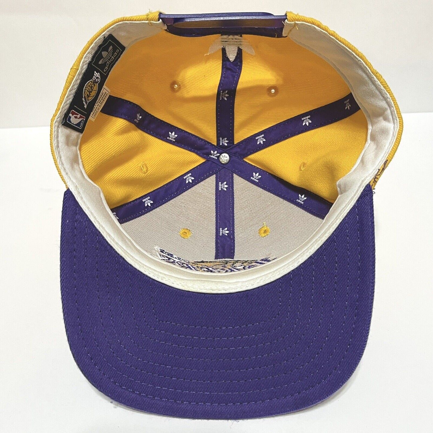 Los Angeles Lakers Snapback Hat Adidas NBA LA Basketball Mens Wool Blend Cap