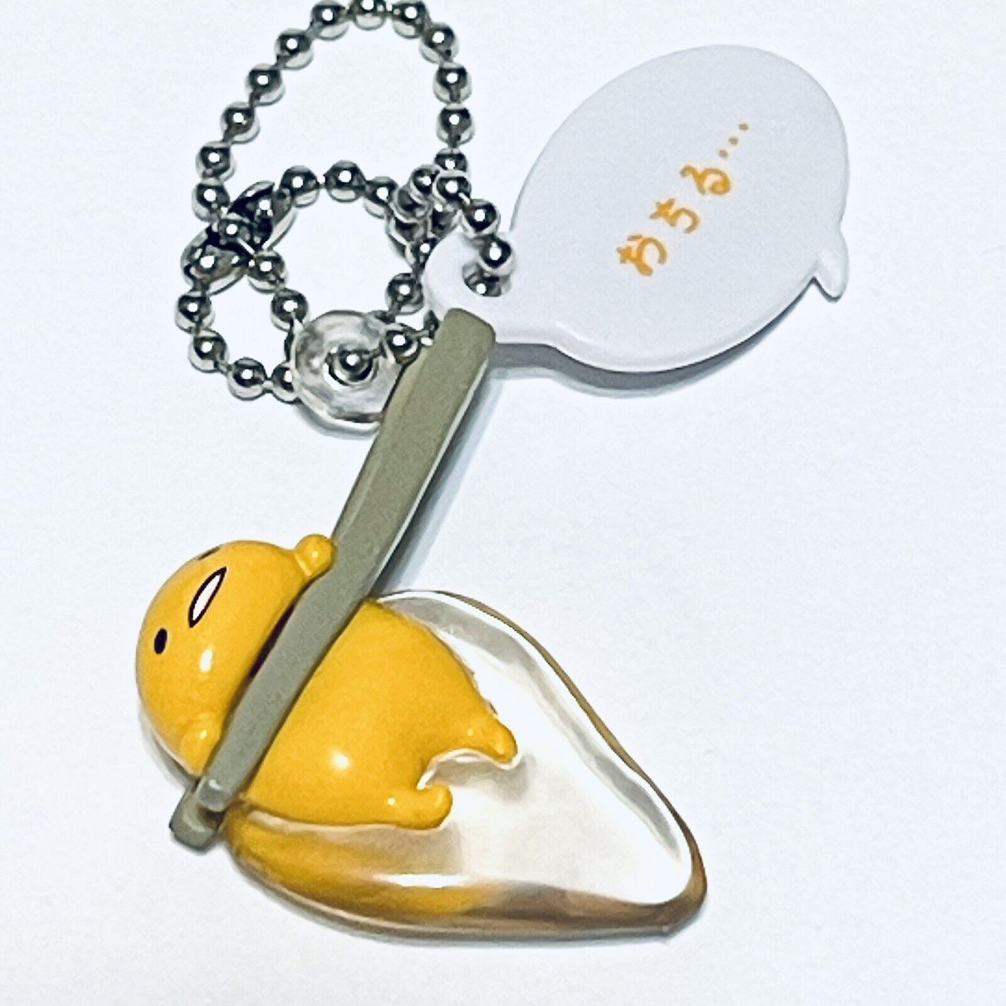 Gudetama The Lazy Egg Keychain Dangler Sushi Chopsticks Charm Tomy