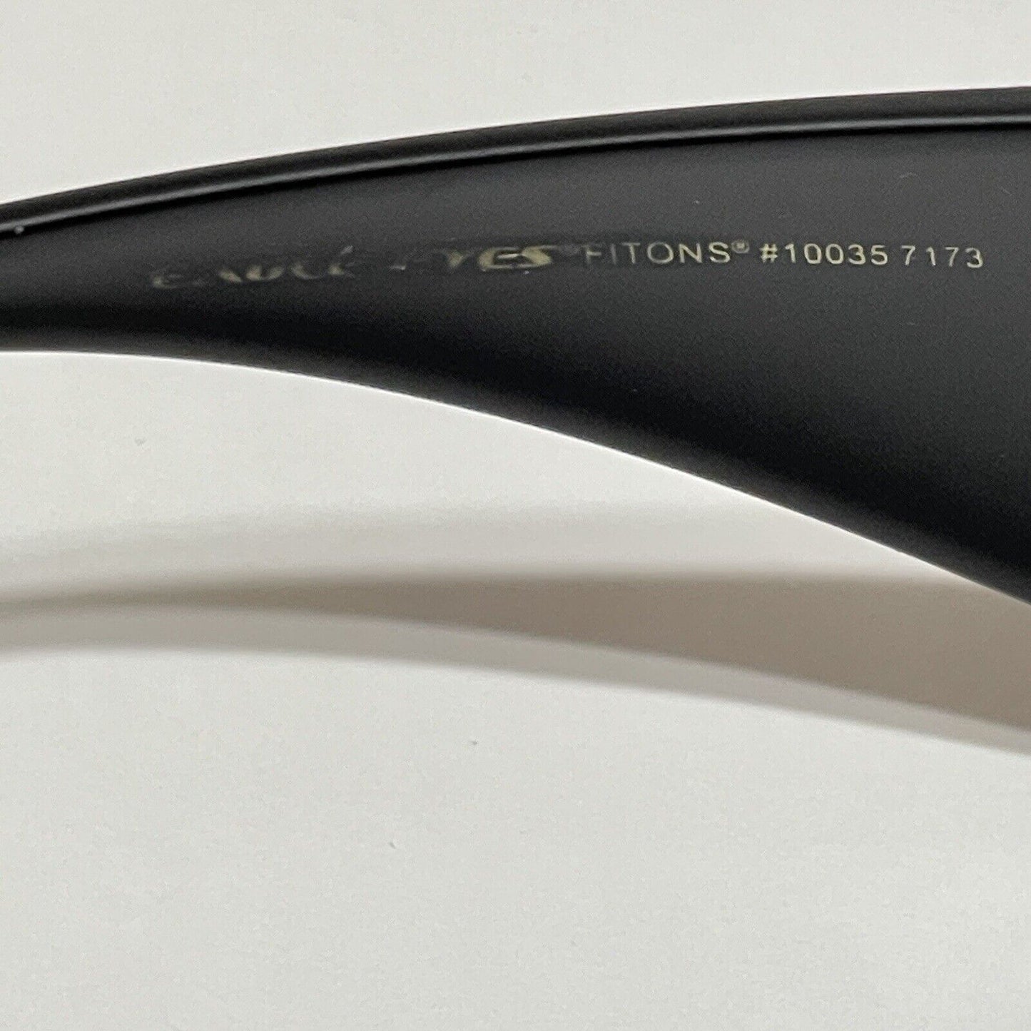 Eagle Eyes FITONS Wrap Around Sunglasses Black Yellow Lens #10035